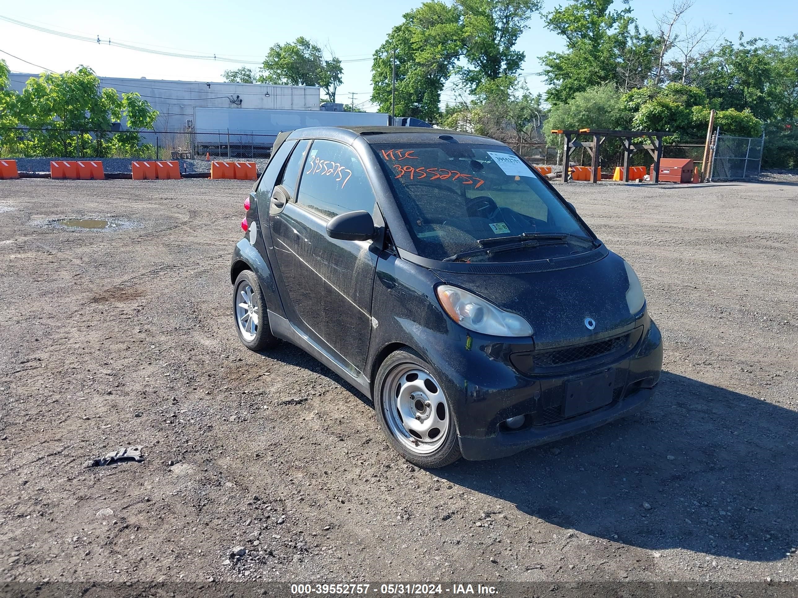 smart fortwo 2009 wmeek31x29k232731