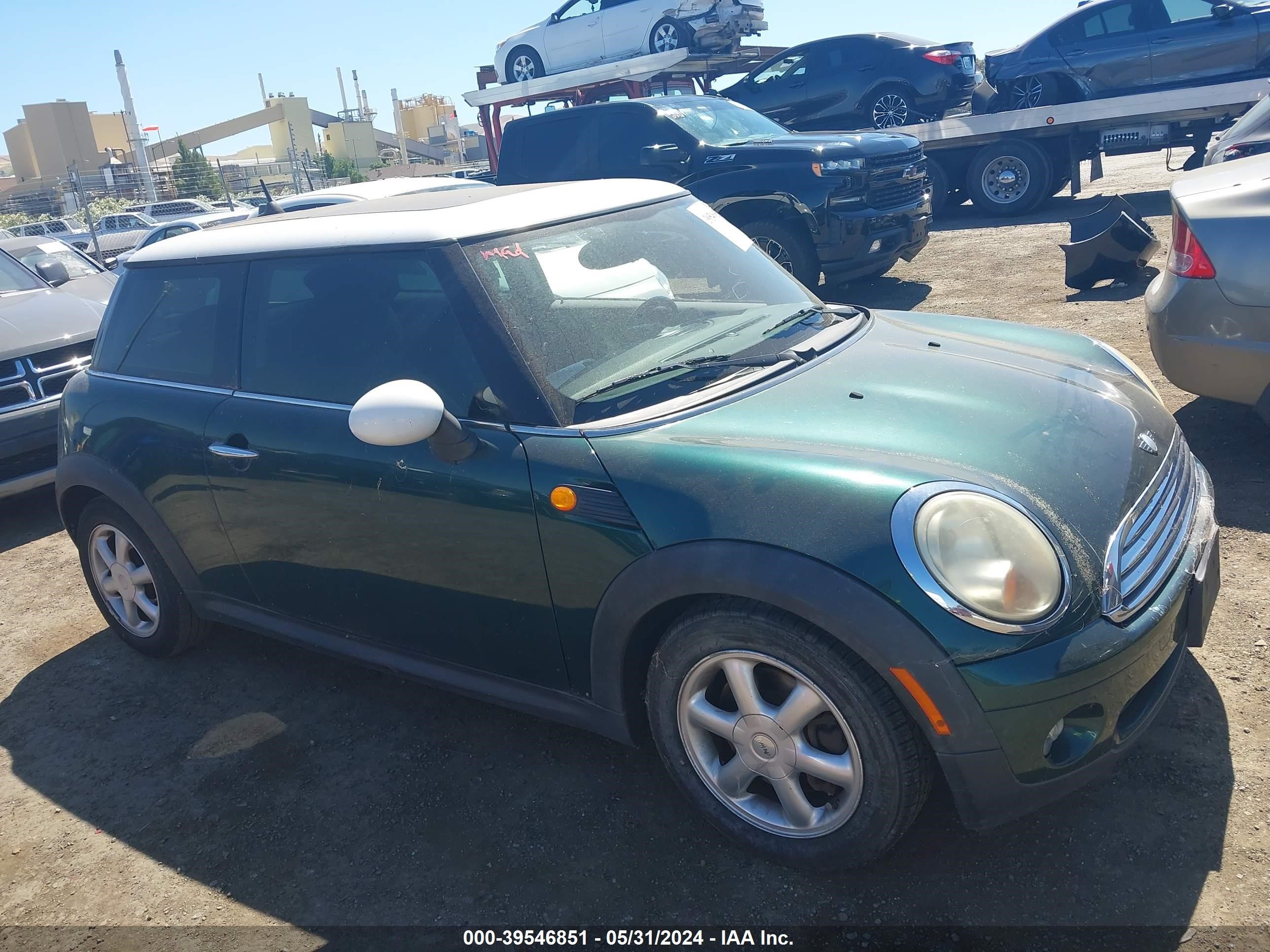 mini cooper 2008 wmwmf33508tt67870