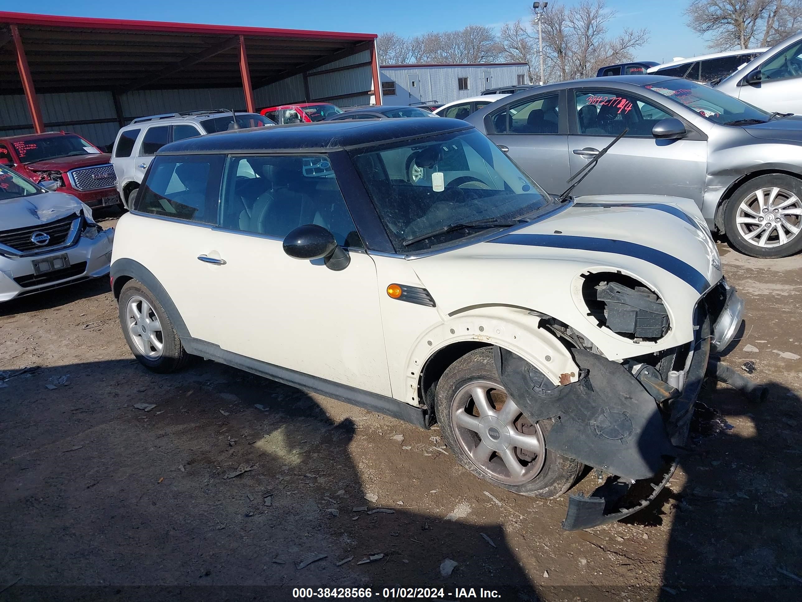 mini cooper 2008 wmwmf33518tu67590