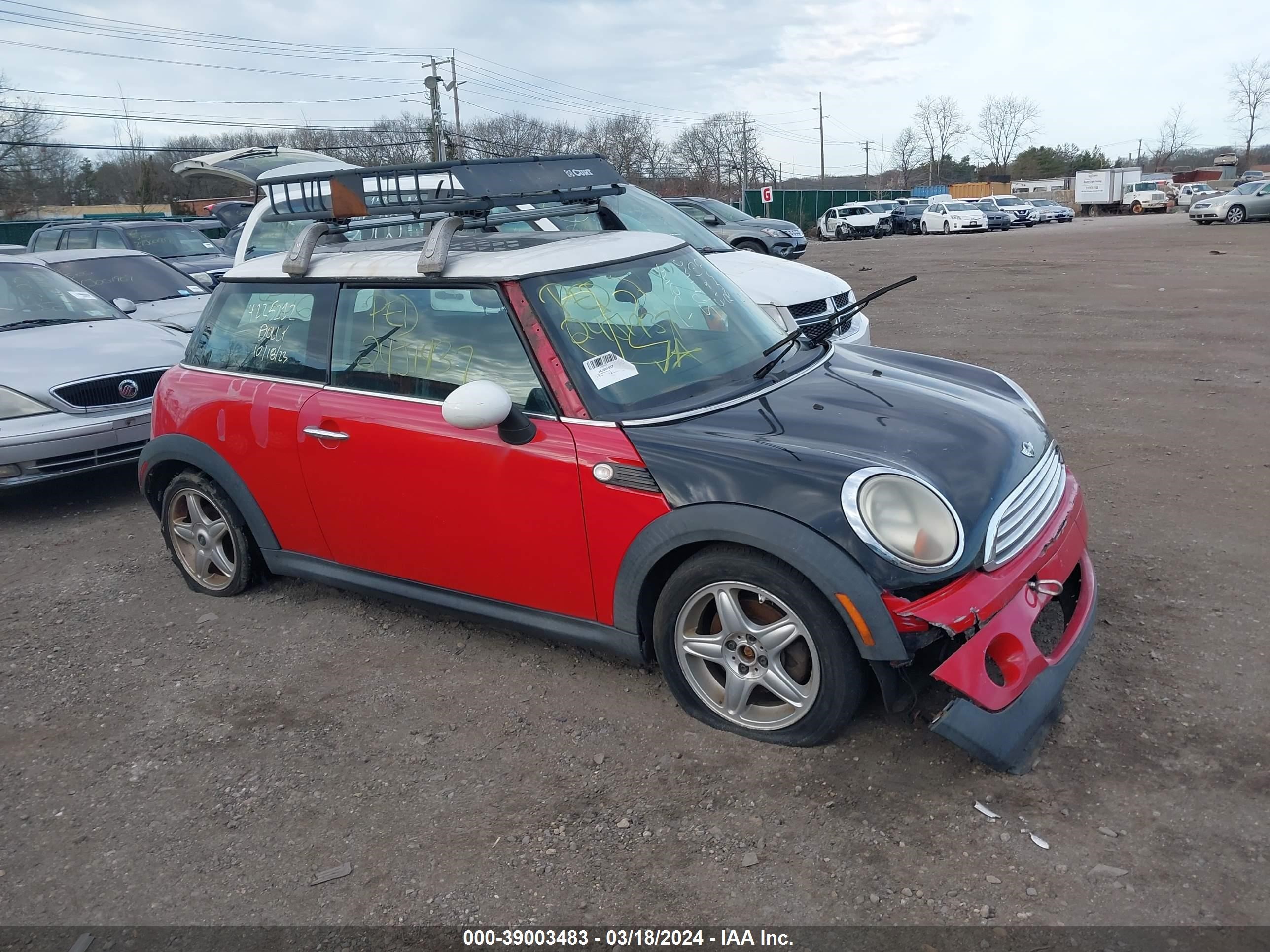 mini cooper 2007 wmwmf33547tl77719