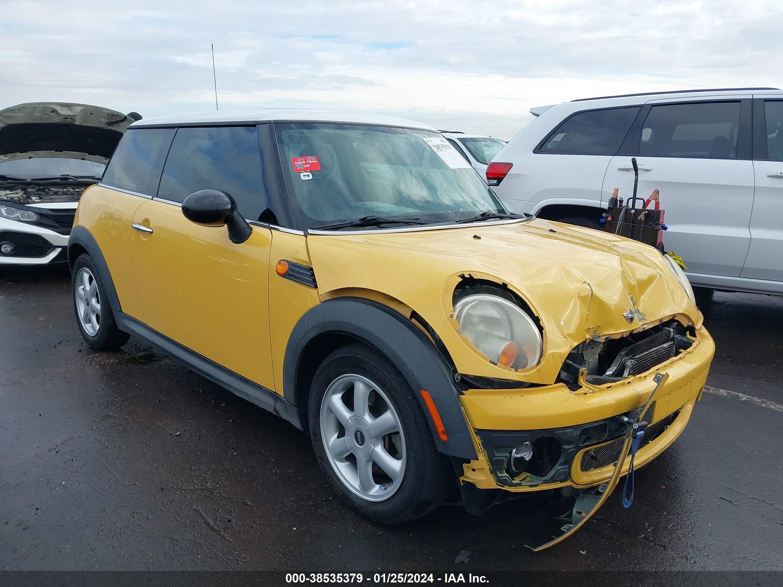 mini cooper 2007 wmwmf33597tt56218