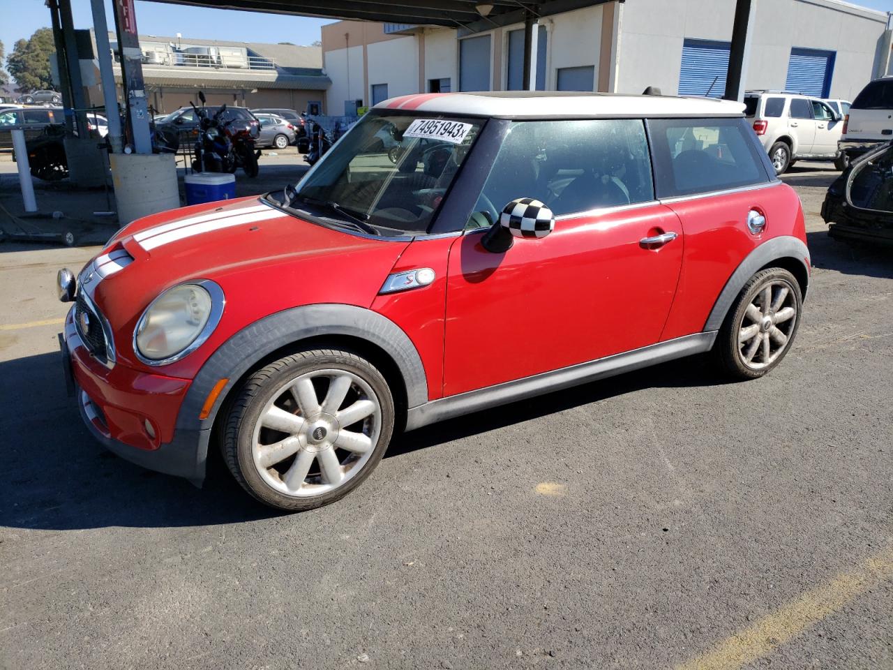 mini cooper 2007 wmwmf73557tl86484