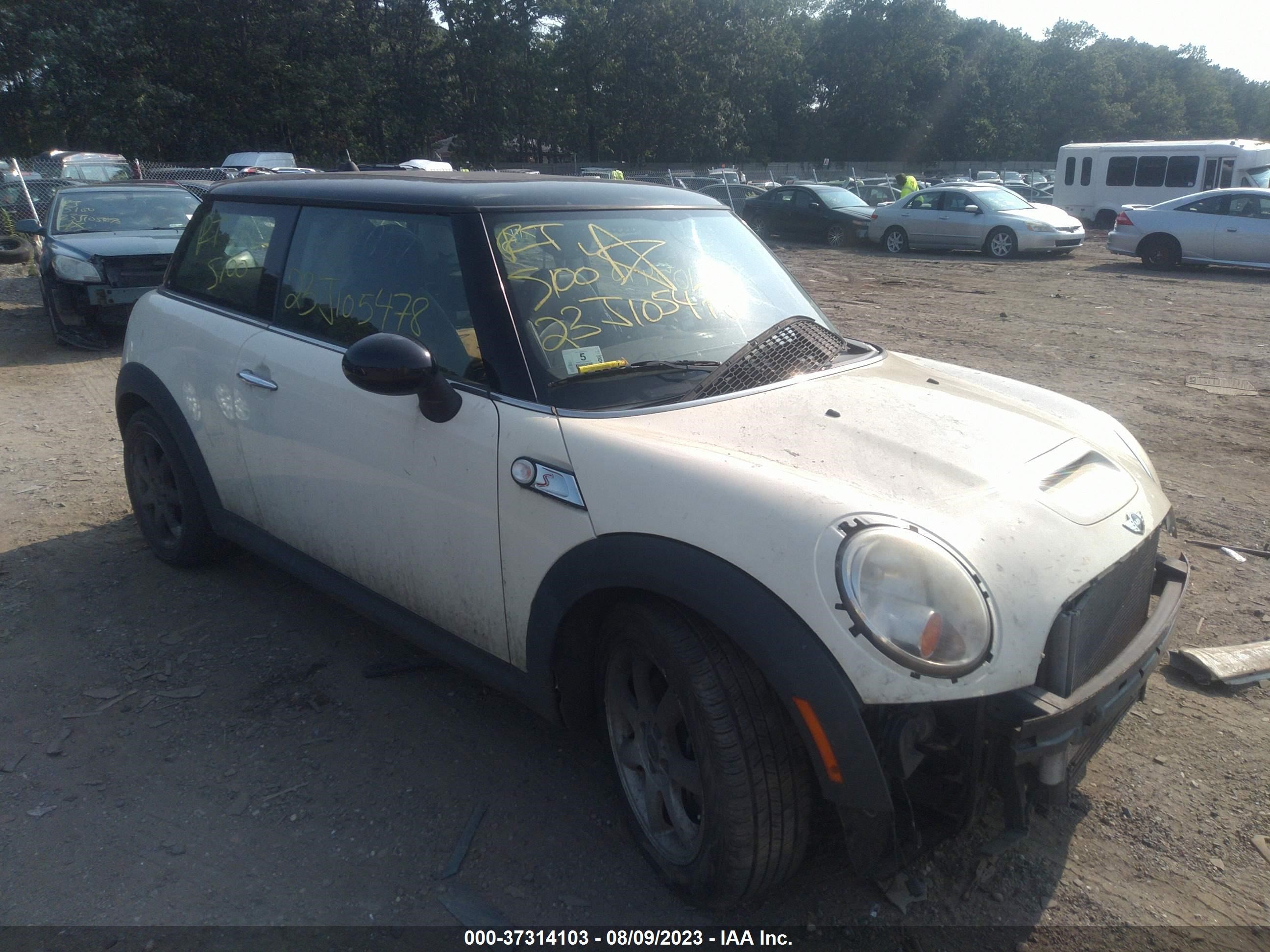 mini cooper 2009 wmwmf73599tw86127