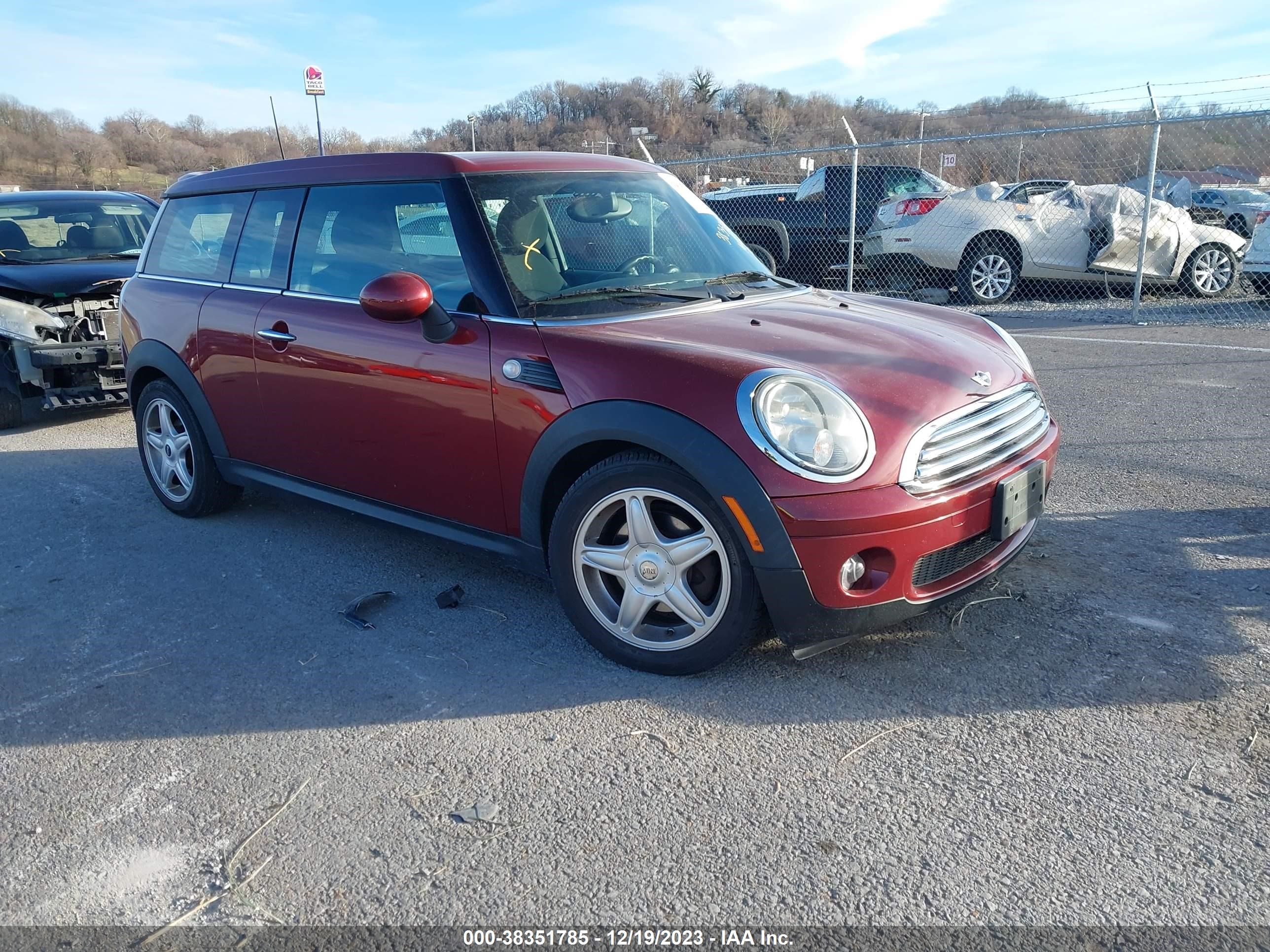 mini clubman 2009 wmwml33519tp98518