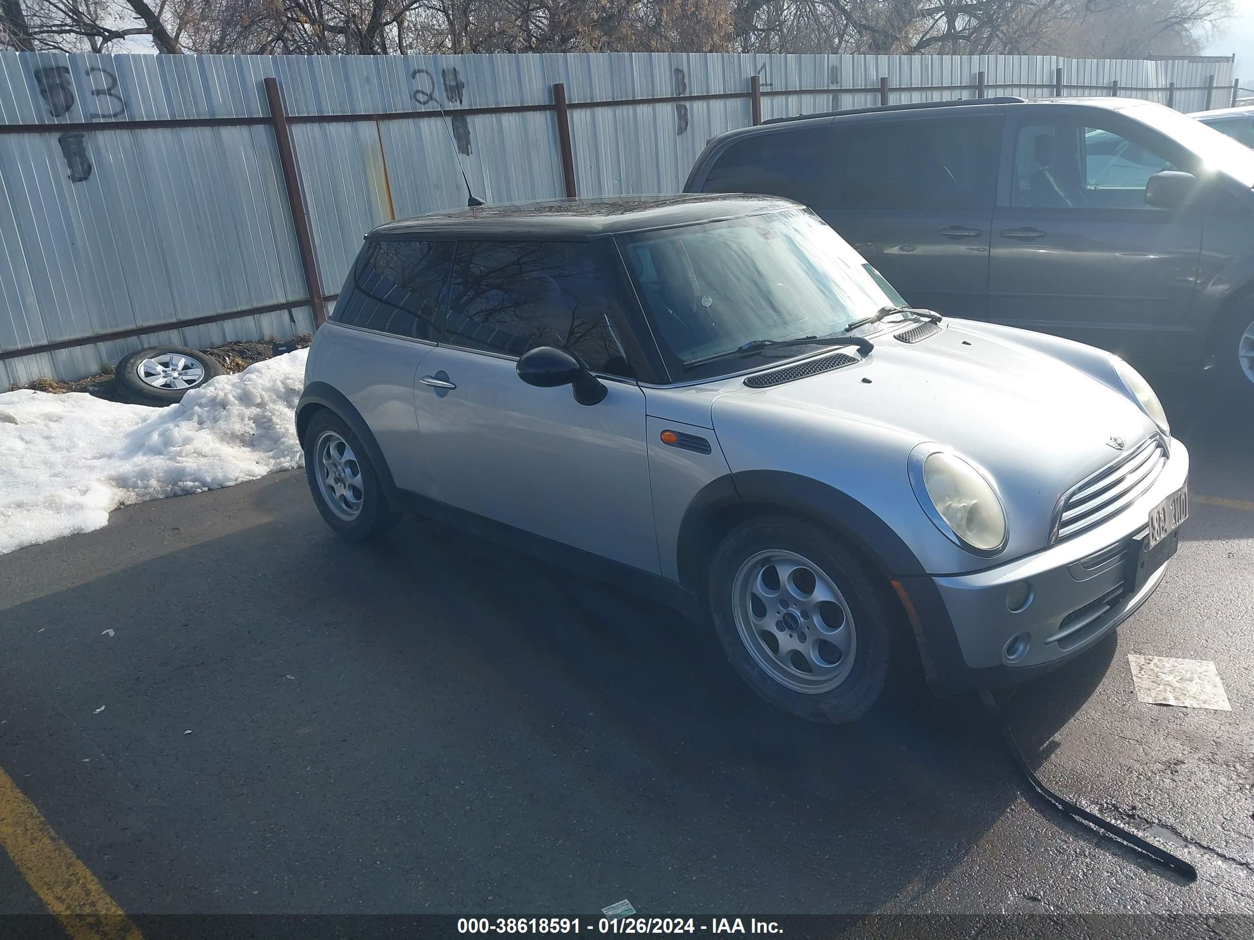 mini cooper 2005 wmwrc33405pj63667