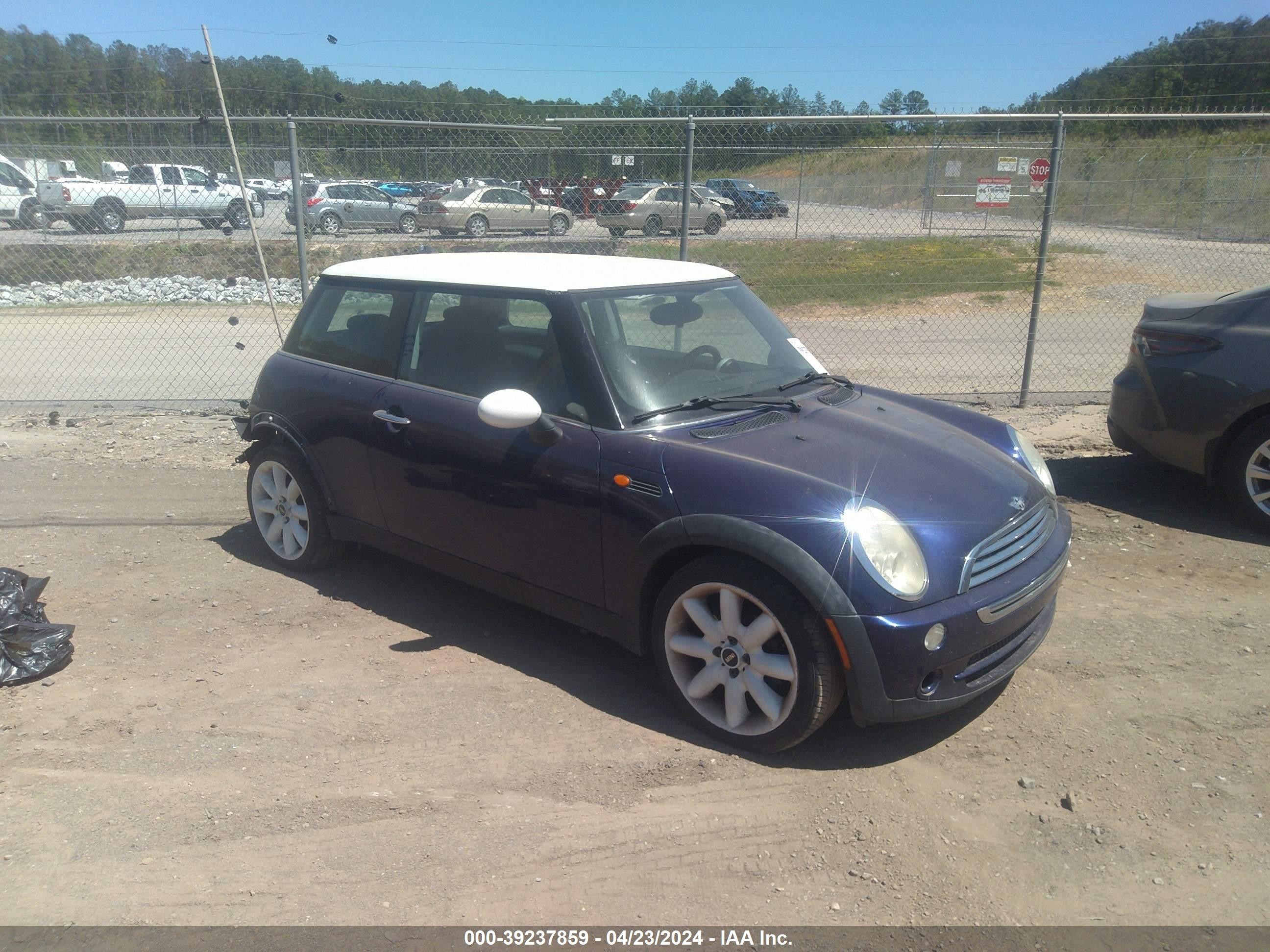 mini cooper 2005 wmwrc33435tc58050