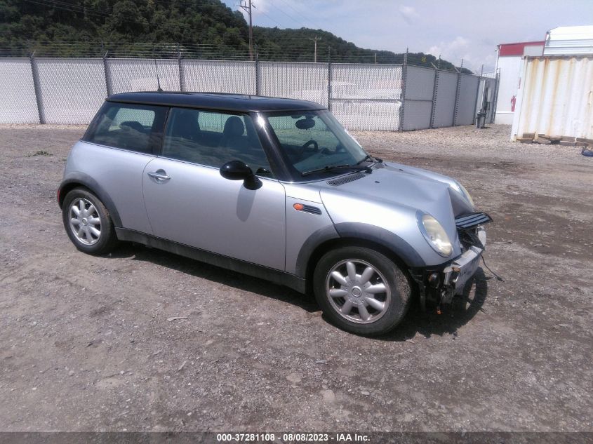 mini cooper 2002 wmwrc33452te11832