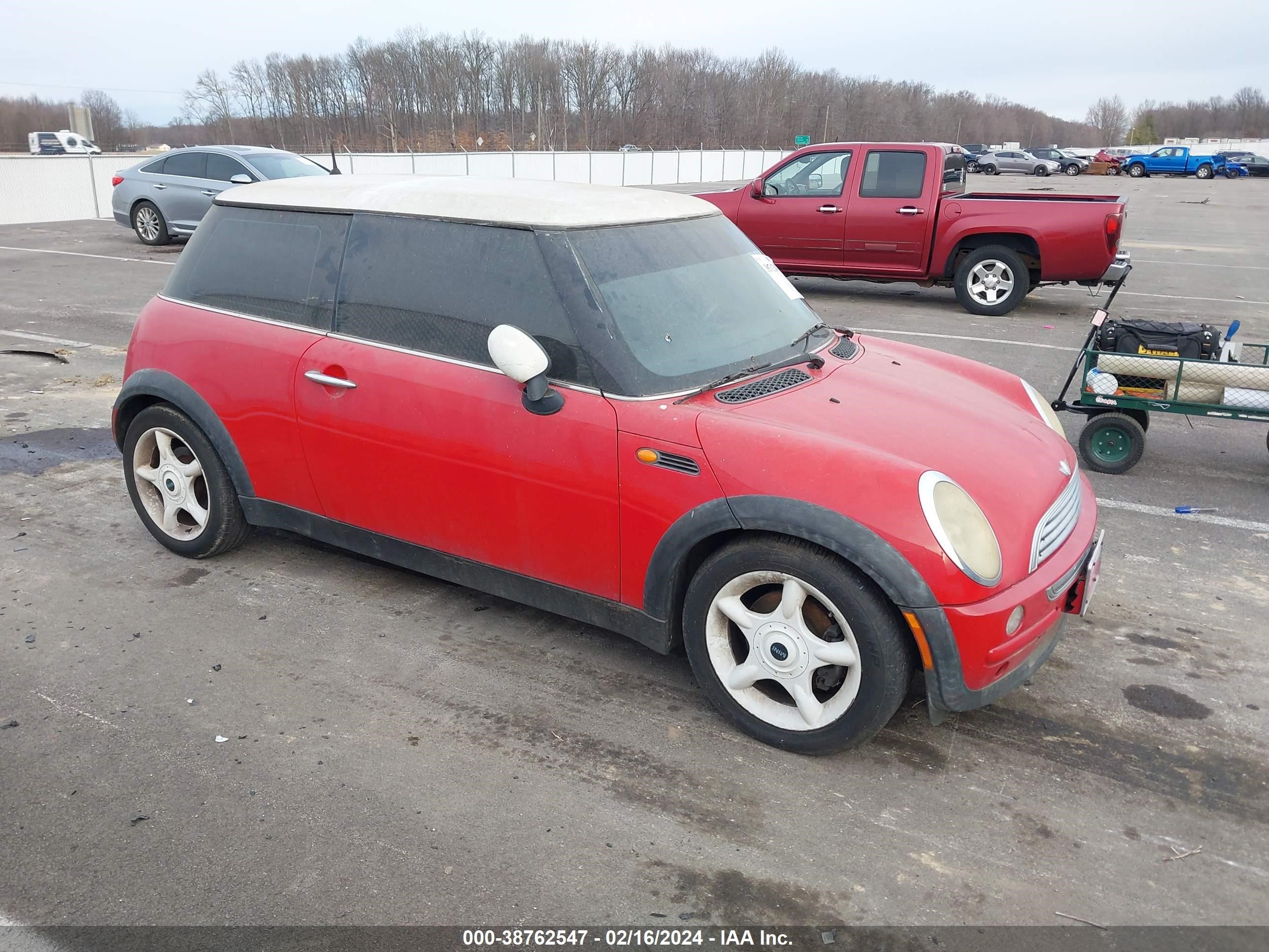 mini cooper 2003 wmwrc33453te14070