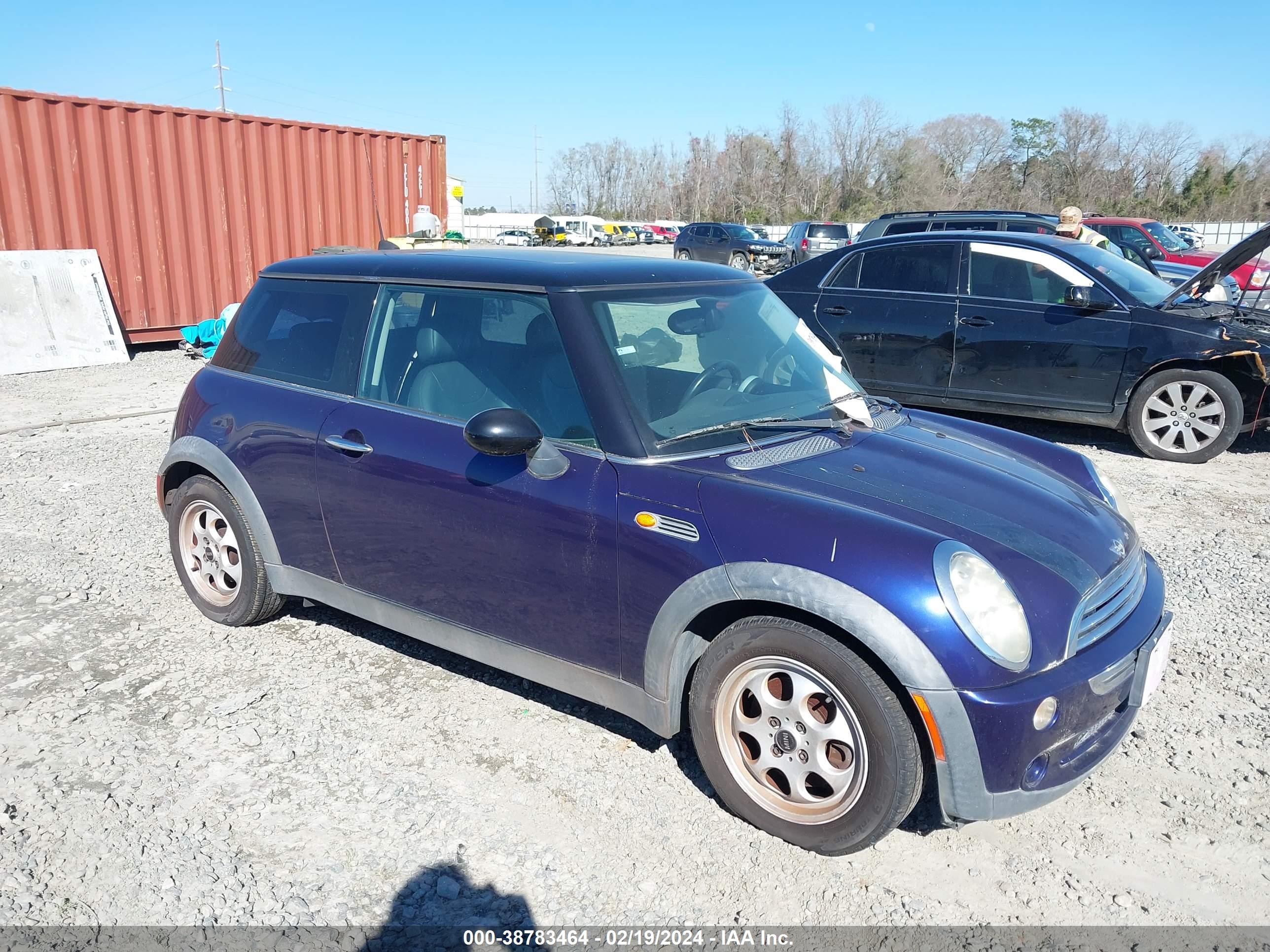 mini cooper 2005 wmwrc33465tc57751