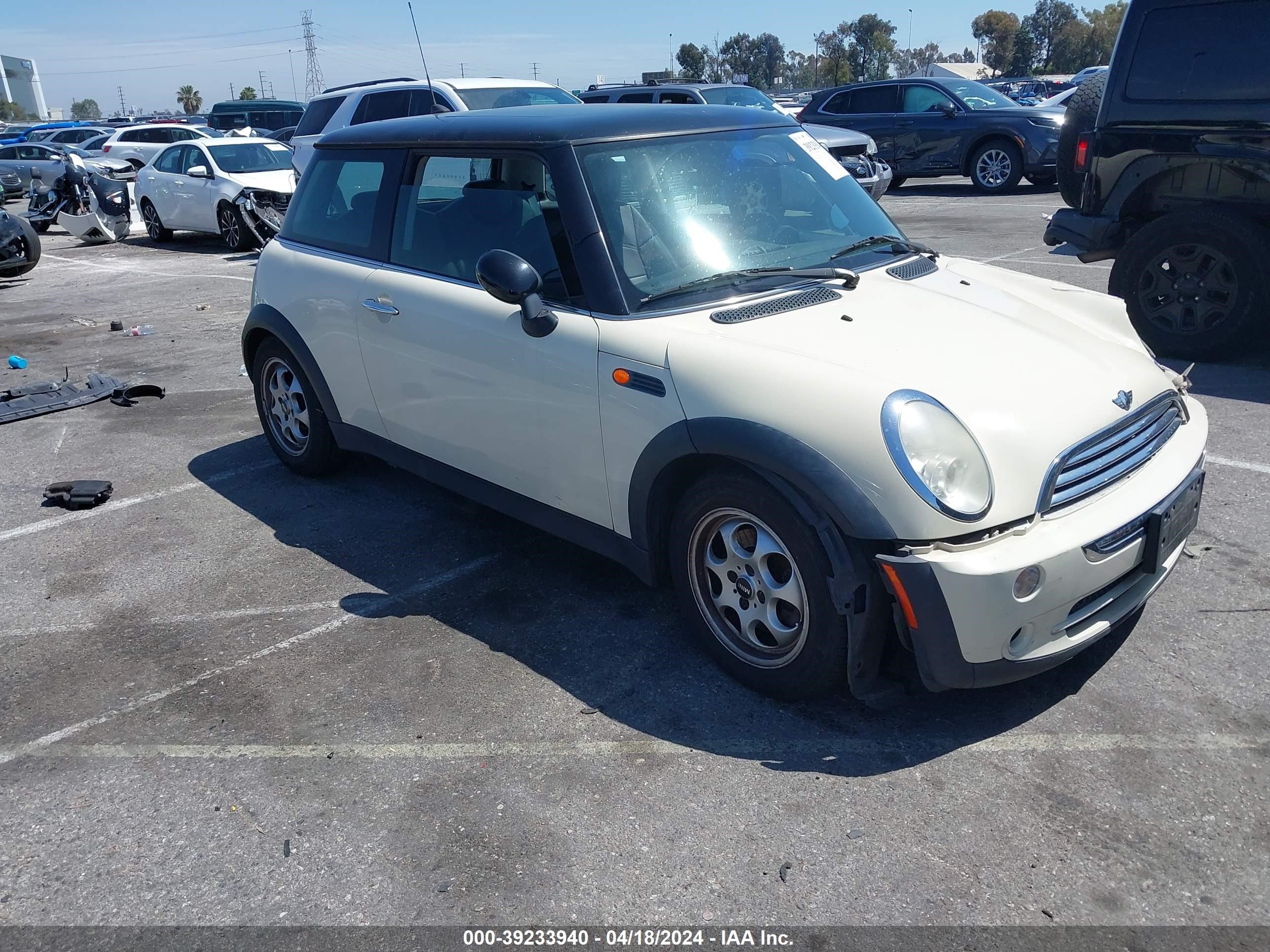 mini cooper 2005 wmwrc33485tc56746