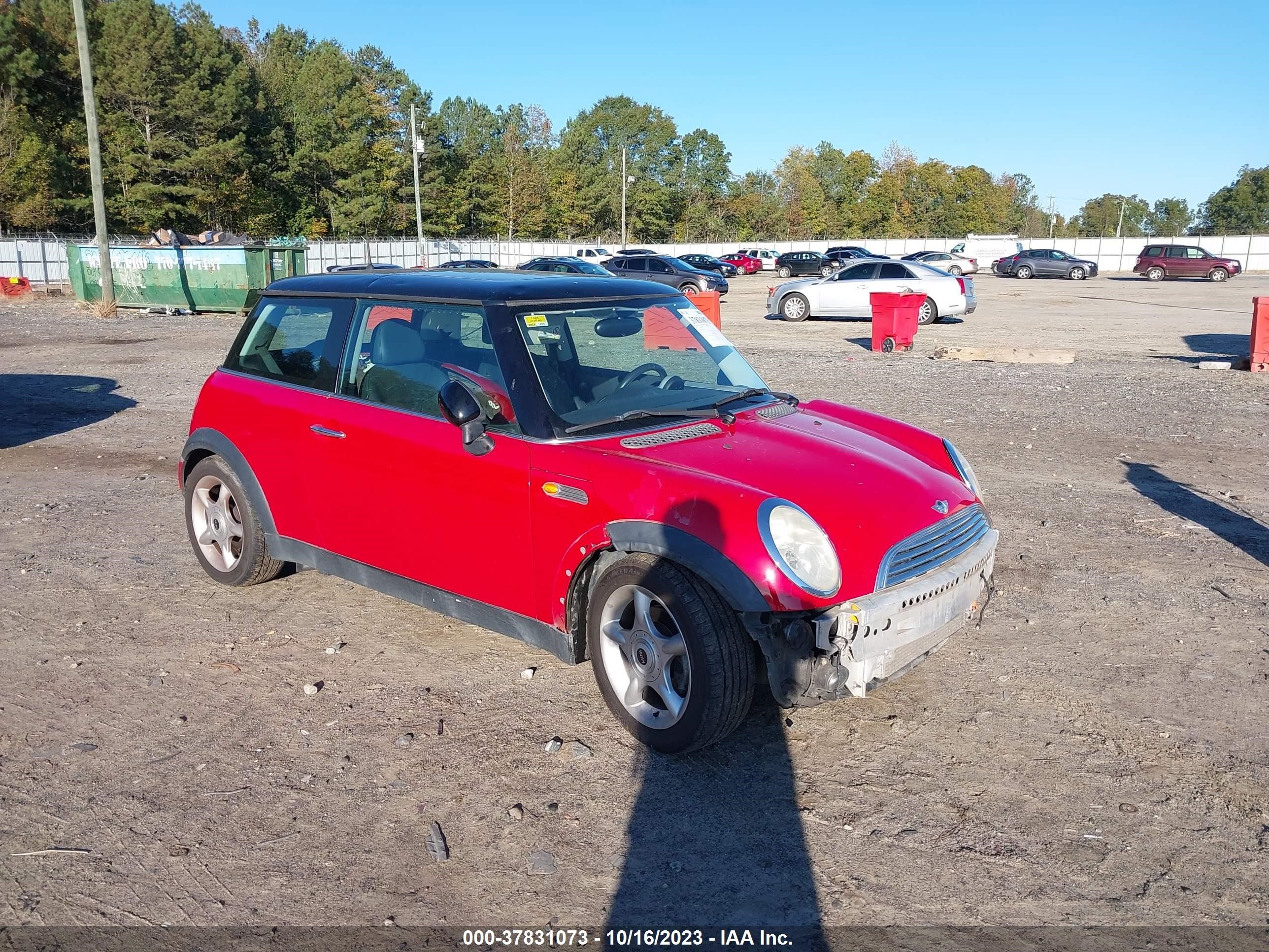 mini hard top 2002 wmwrc334x2tc38132