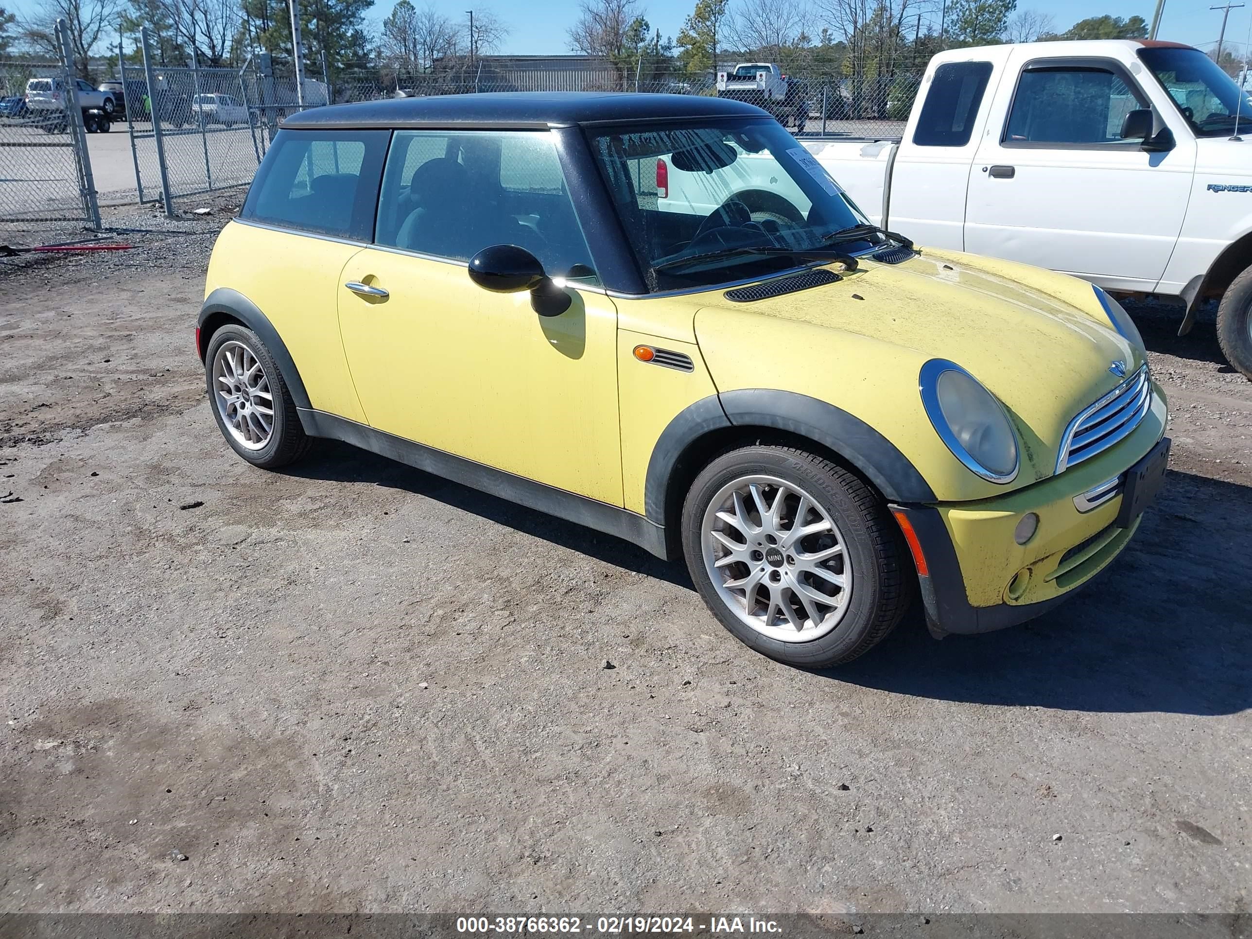 mini cooper 2006 wmwrc33546tj77131