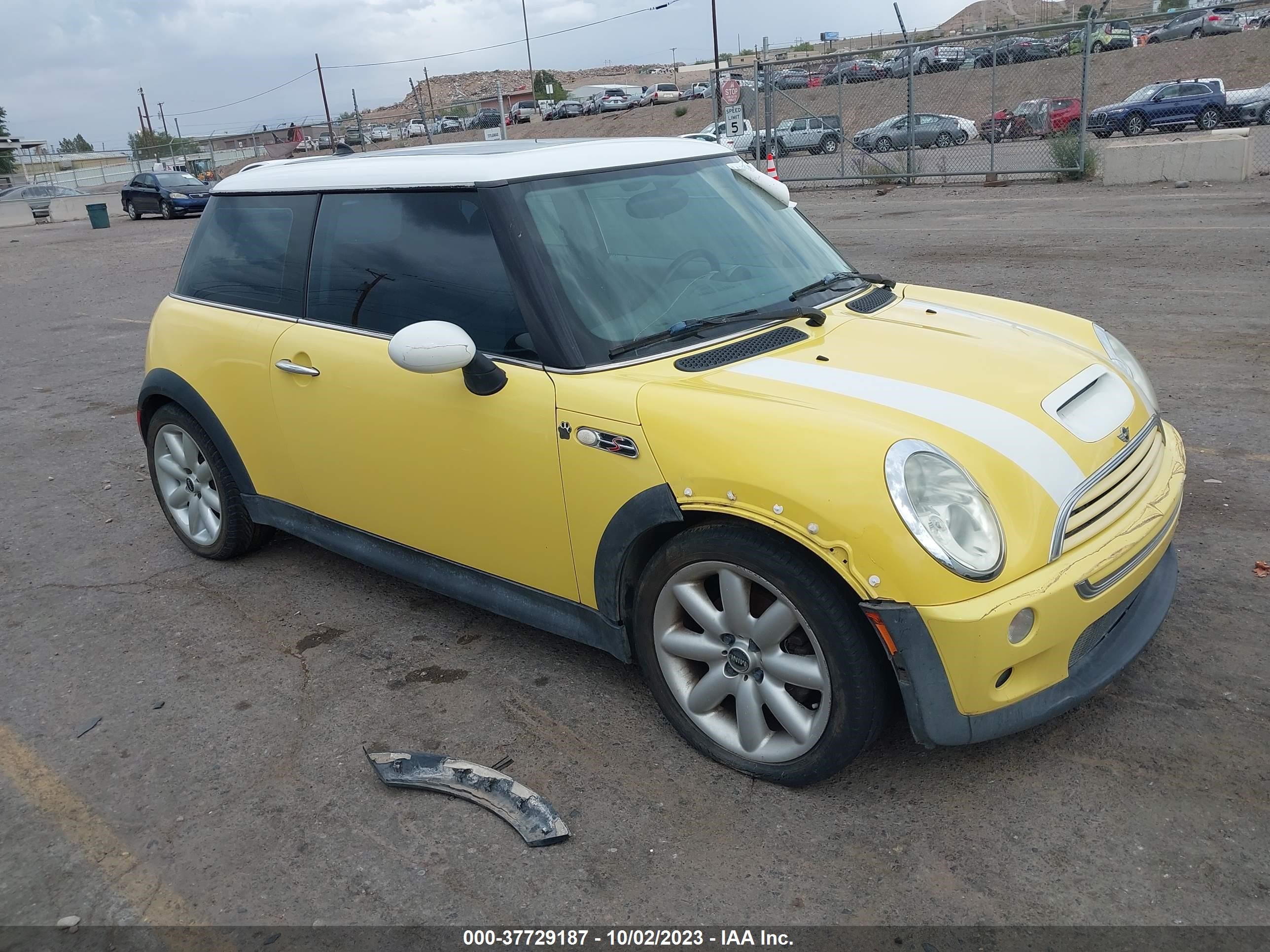 mini hard top 2002 wmwre33432td56355