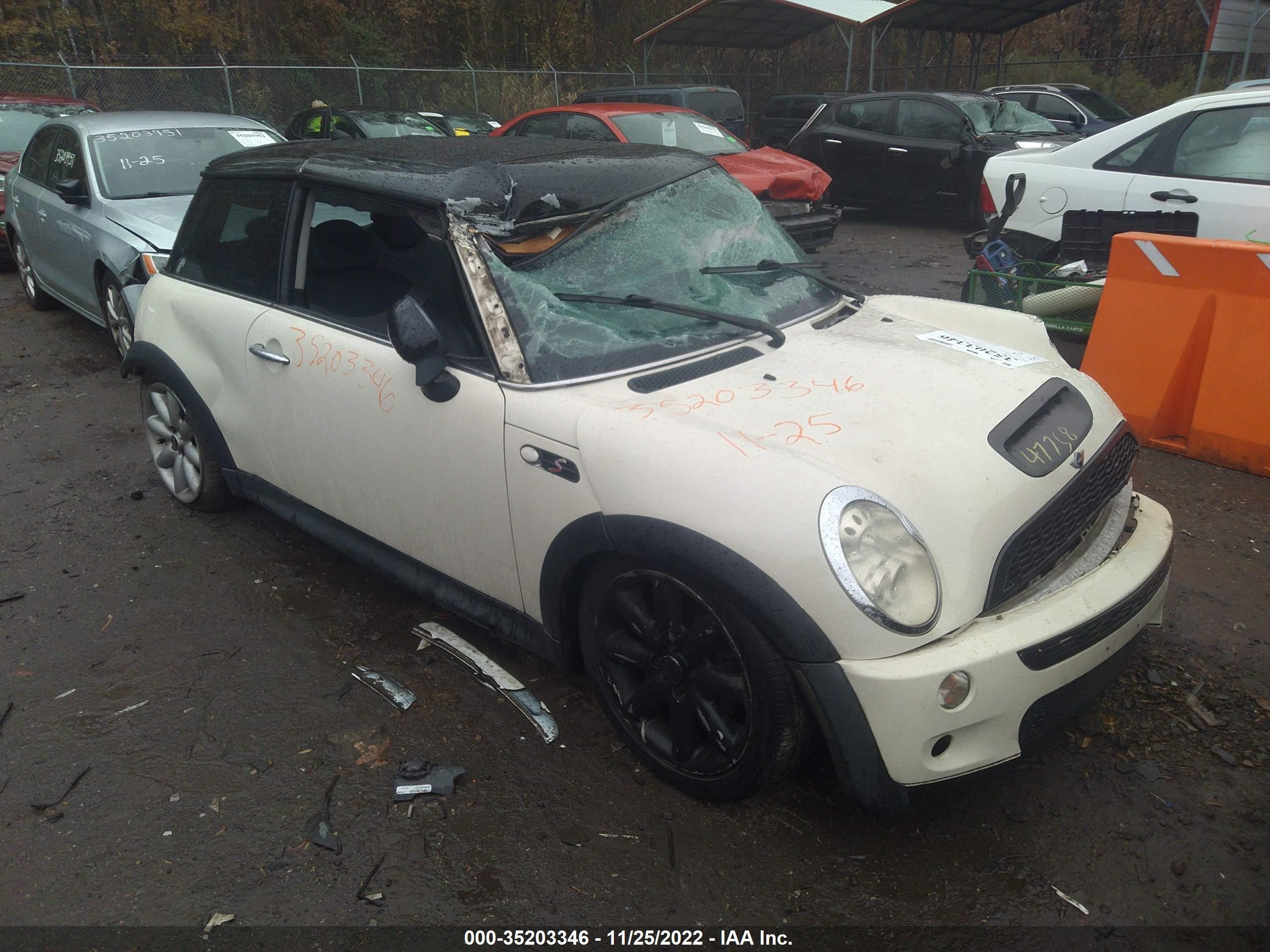 mini cooper 2006 wmwre33546tn25469