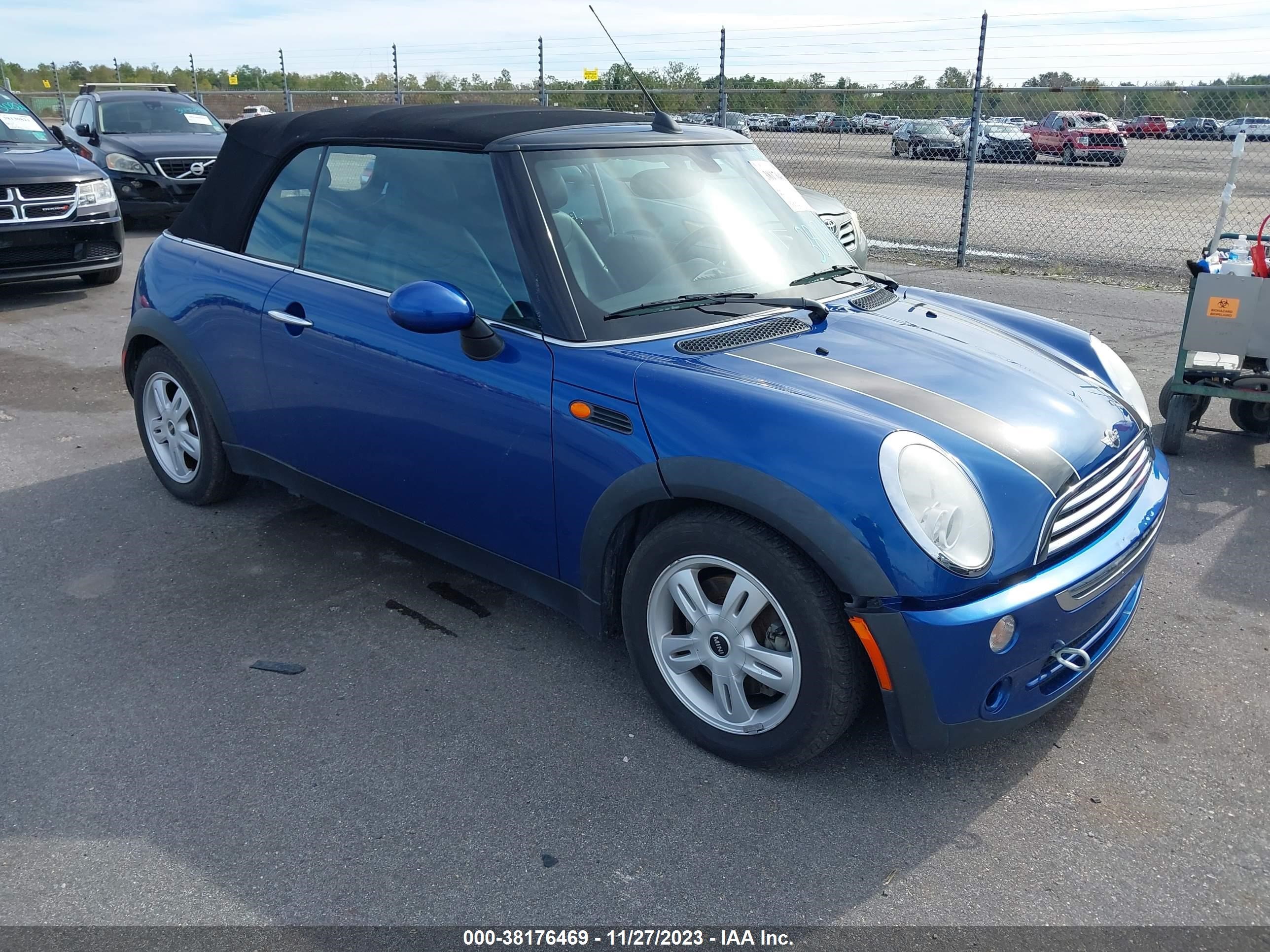 mini cooper 2007 wmwrf33547tf66959