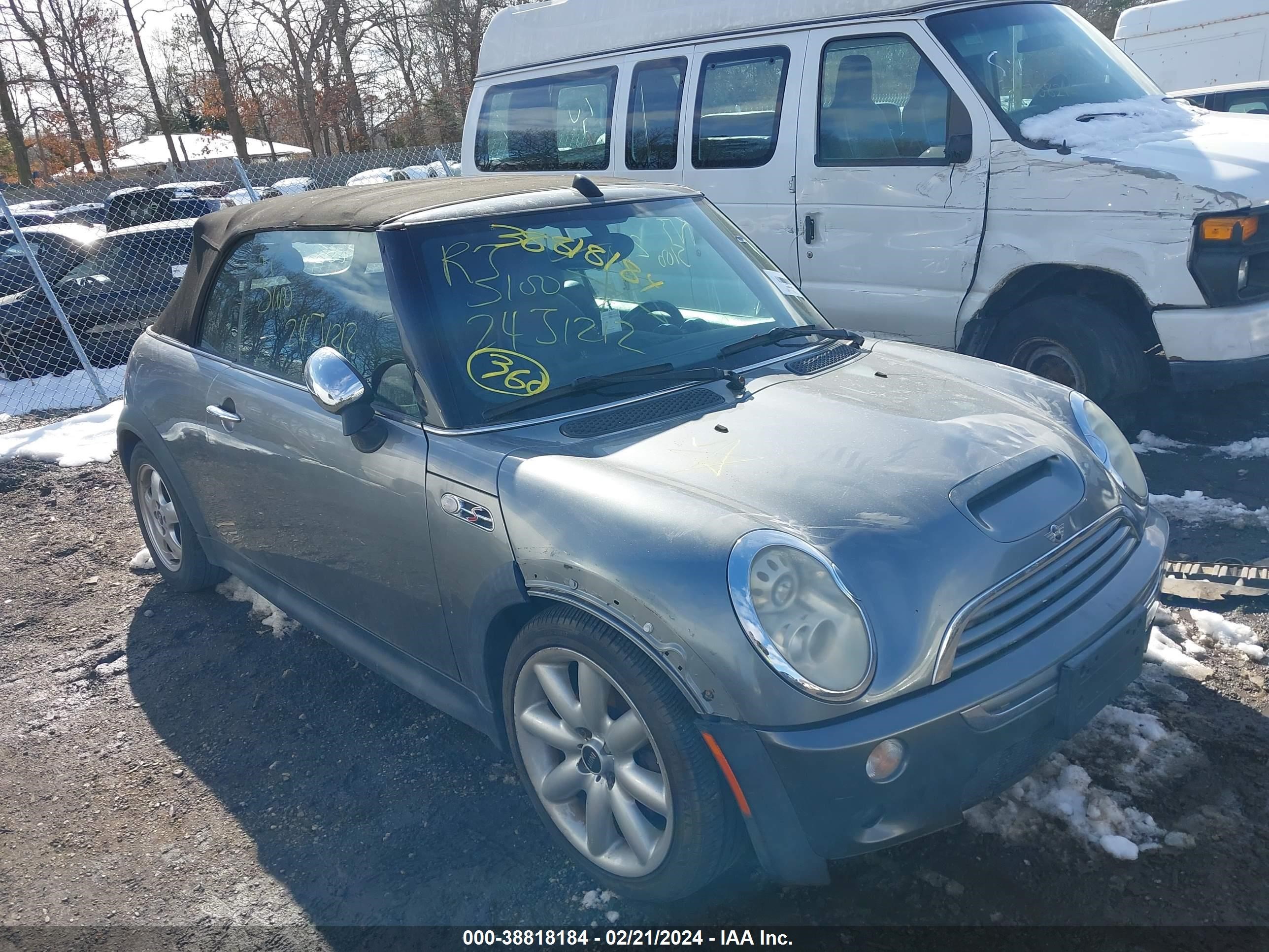 mini cooper 2005 wmwrh33425tf82107