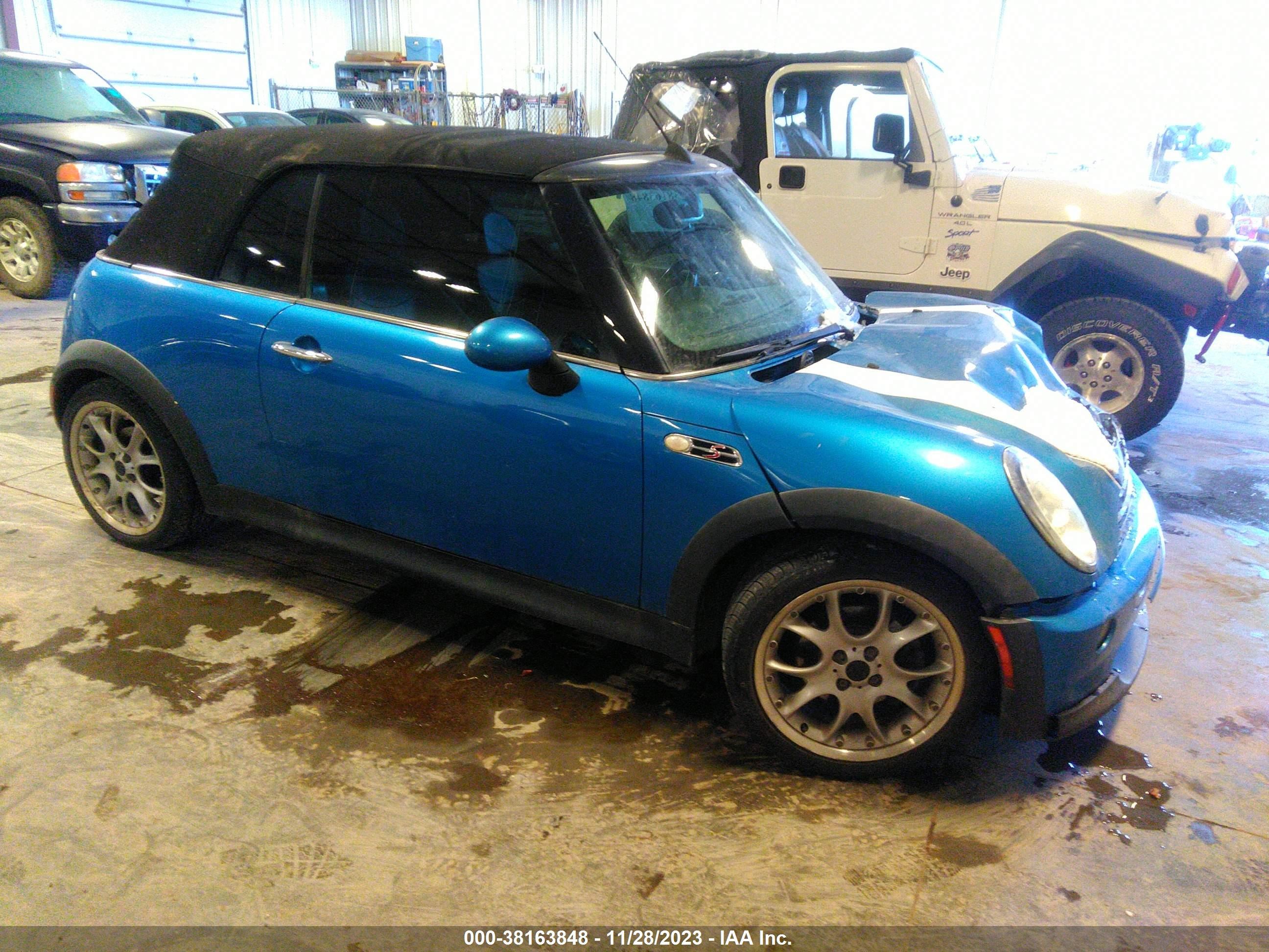 mini cooper 2007 wmwrh33567tj44246