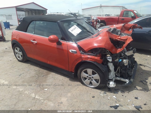 mini convertible 2019 wmwwg5c54k3d01768