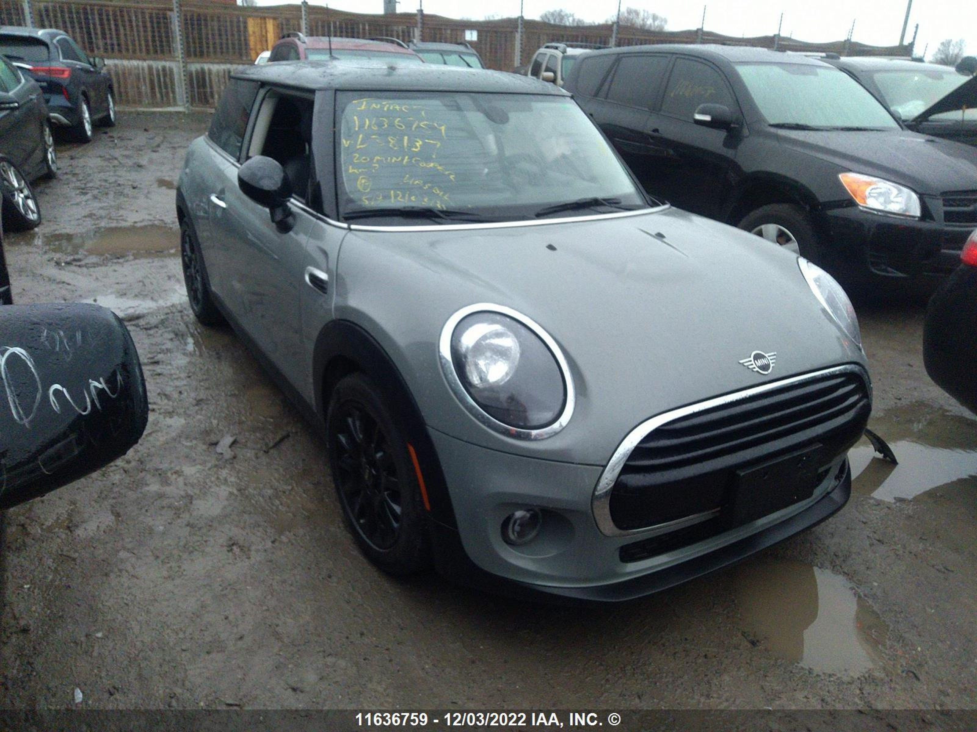 mini cooper 2020 wmwxr3c06l2l38137