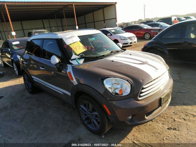 mini cooper countryman 2014 wmwzb3c50ewr40133