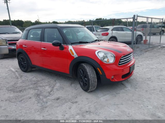 mini cooper countryman 2012 wmwzb3c53cwm05777