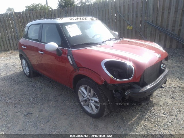 mini cooper countryman 2013 wmwzc3c52dwp22464