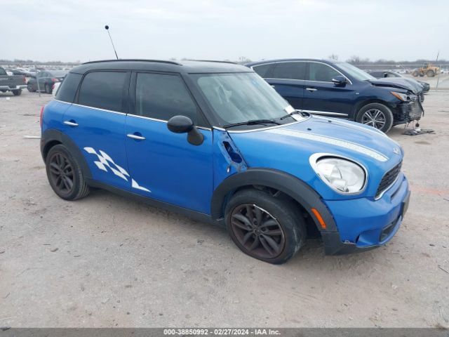 mini countryman 2013 wmwzc3c55dwp22846