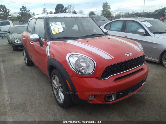 mini cooper countryman 2012 wmwzc3c56cwl82833