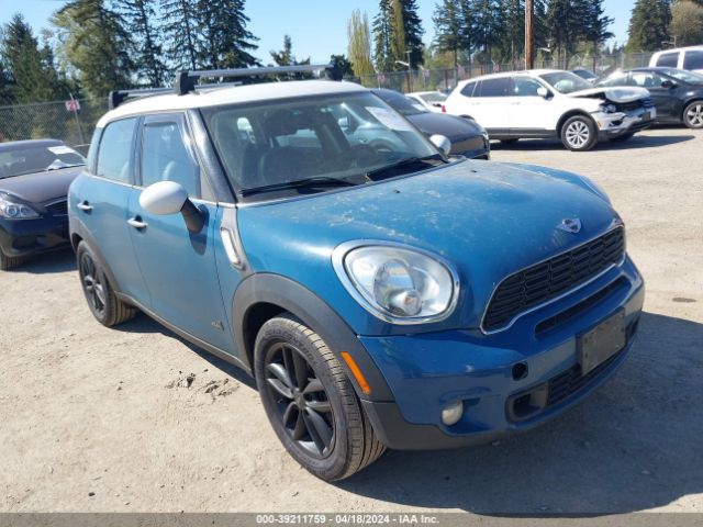 mini cooper s countryman 2012 wmwzc5c56cwl57166