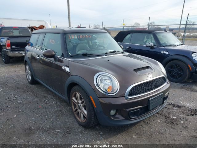 mini cooper s clubman 2012 wmwzg3c5xcty37429