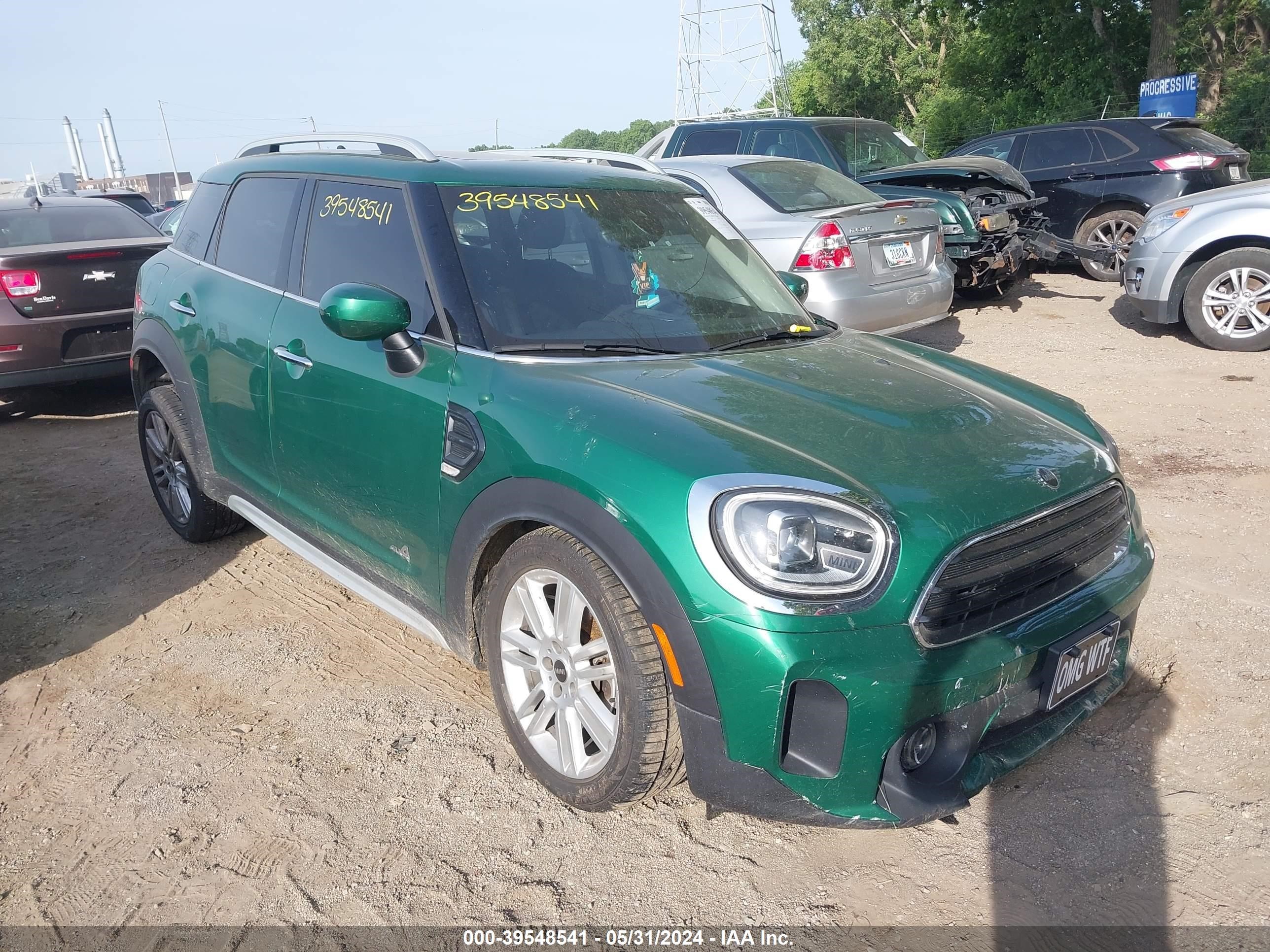 mini cooper 2022 wmz43br08n3n64878