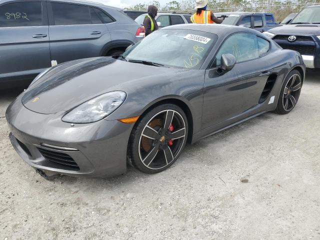 porsche cayman s 2022 wp0ab2a89ns263274