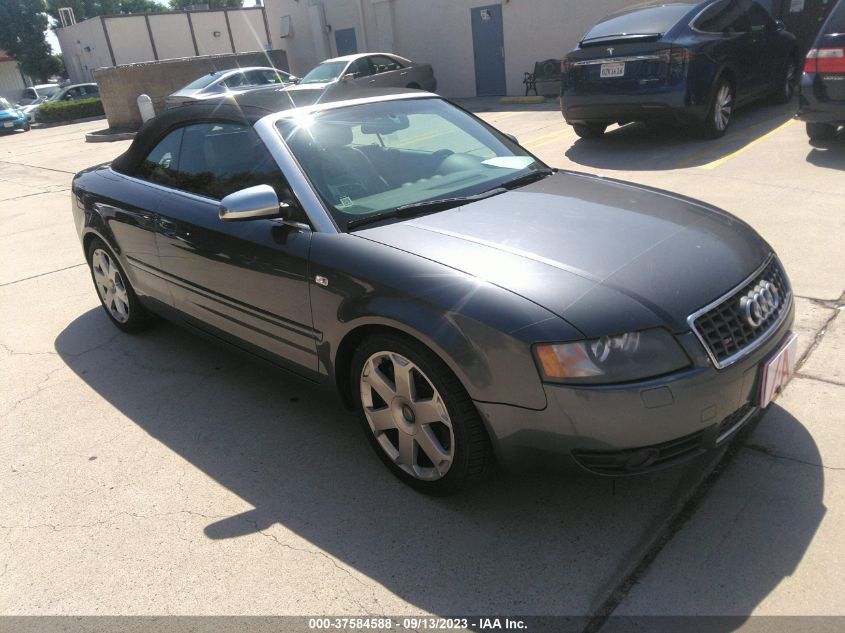 audi s4 2005 wuarl48h55k902402