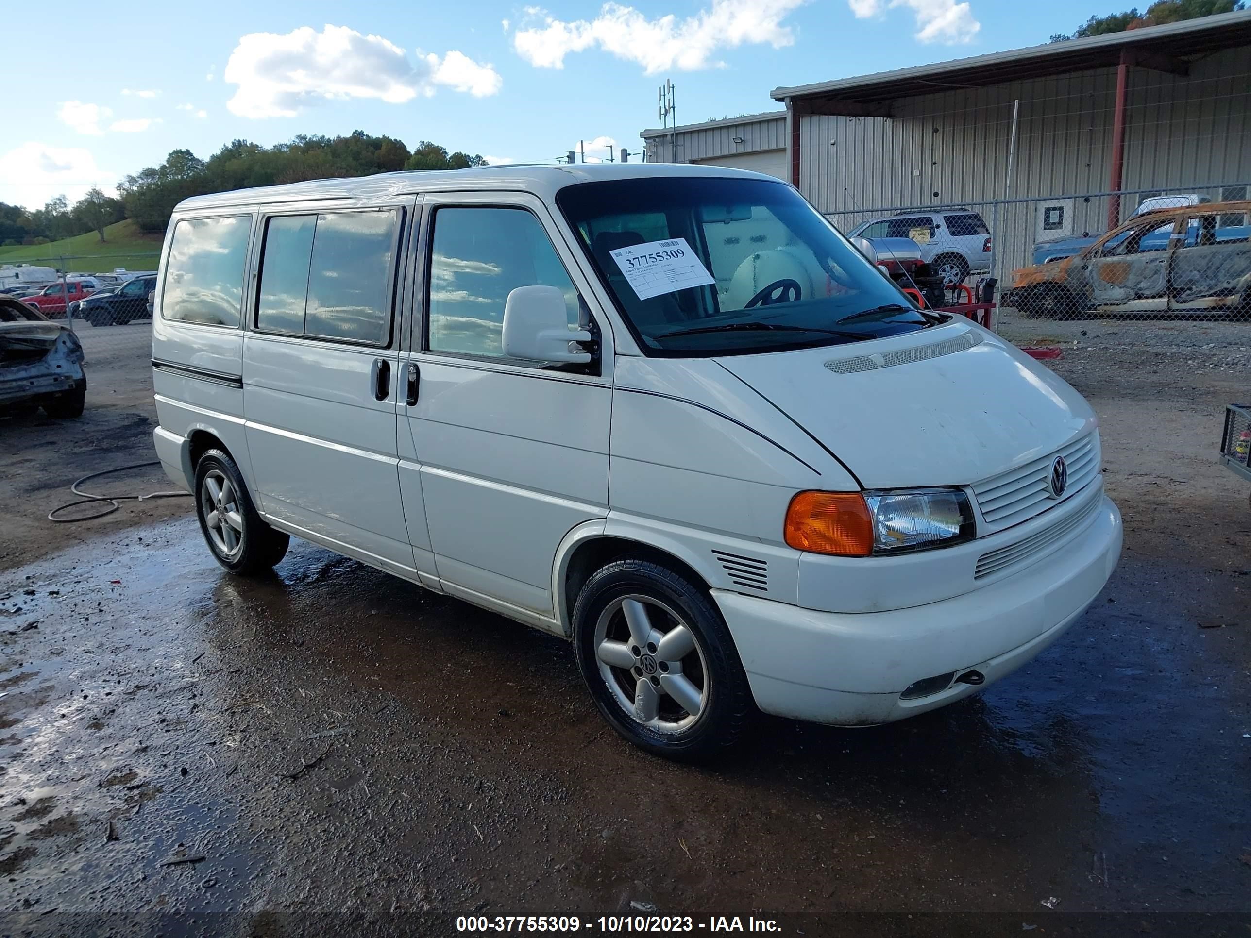 volkswagen eurovan 2001 wv2kb47001h127626