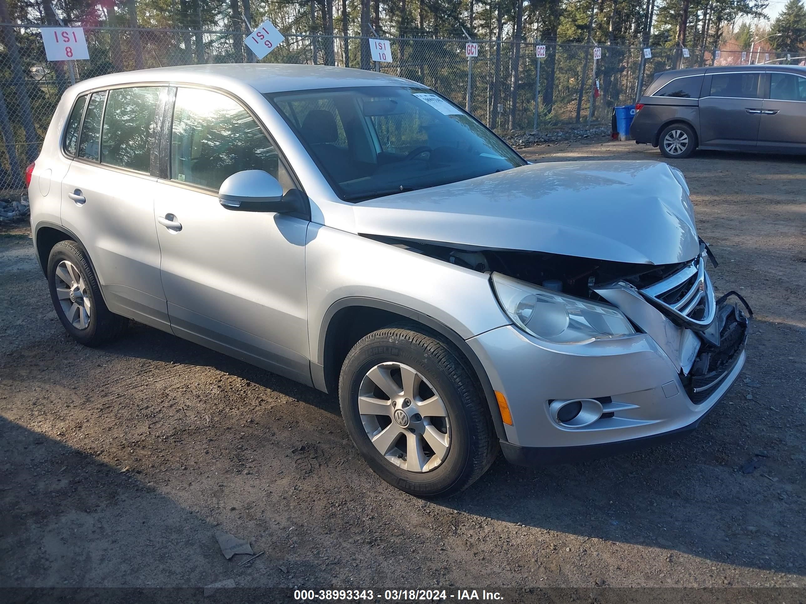 volkswagen tiguan 2009 wvgav75n89w519029