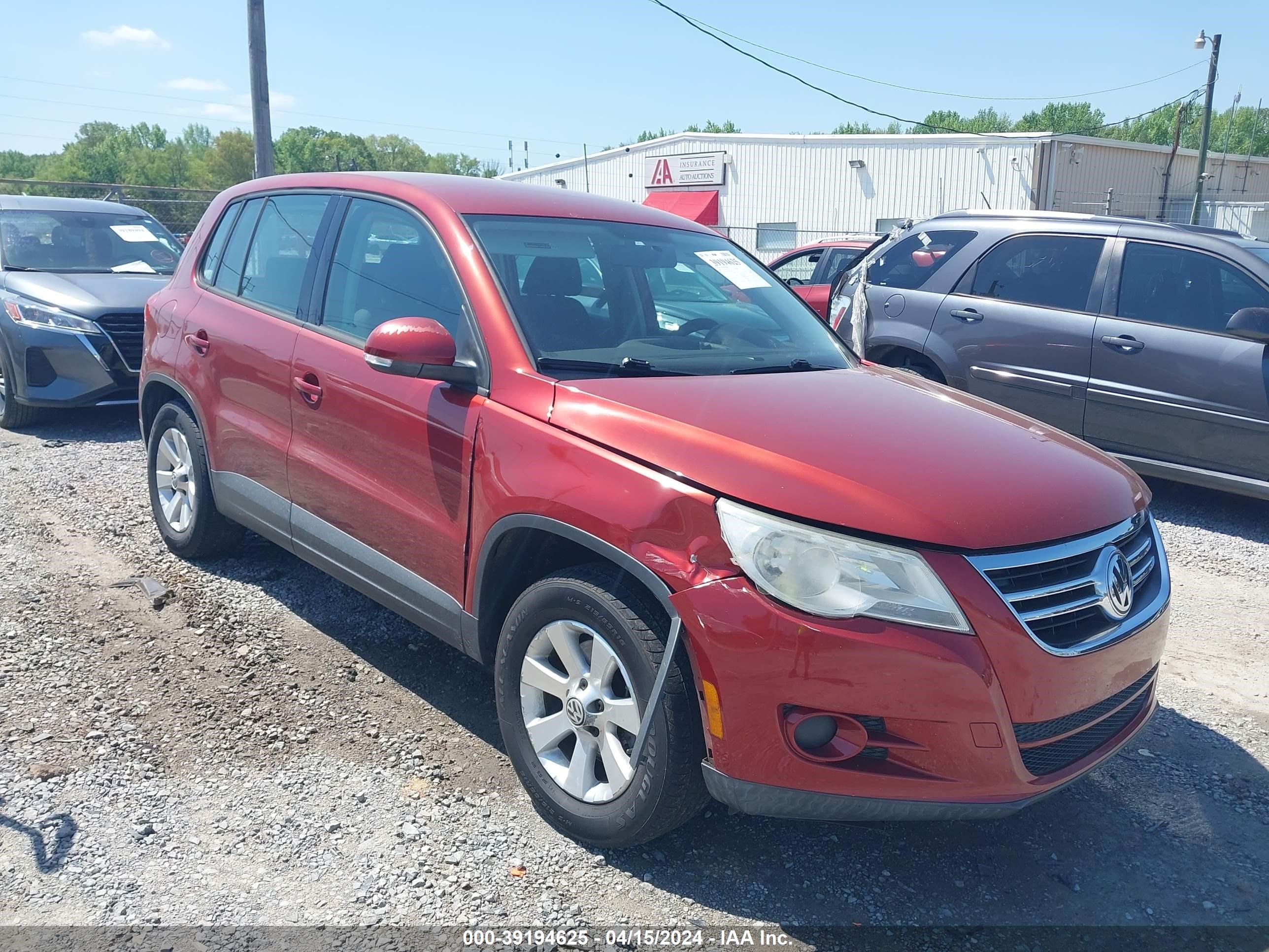 volkswagen tiguan 2009 wvgav75nx9w510588