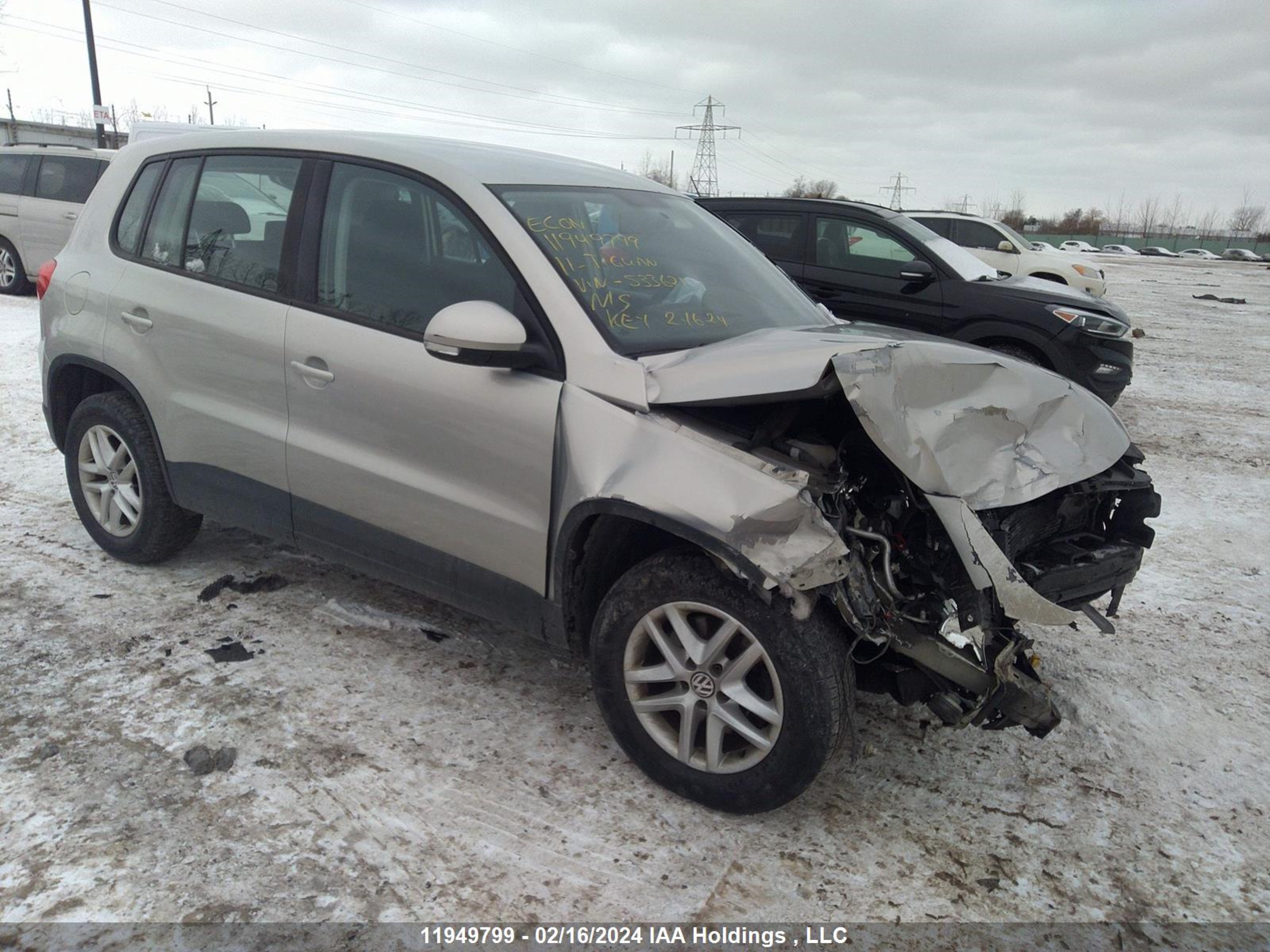 volkswagen tiguan 2011 wvgav7ax2bw533621