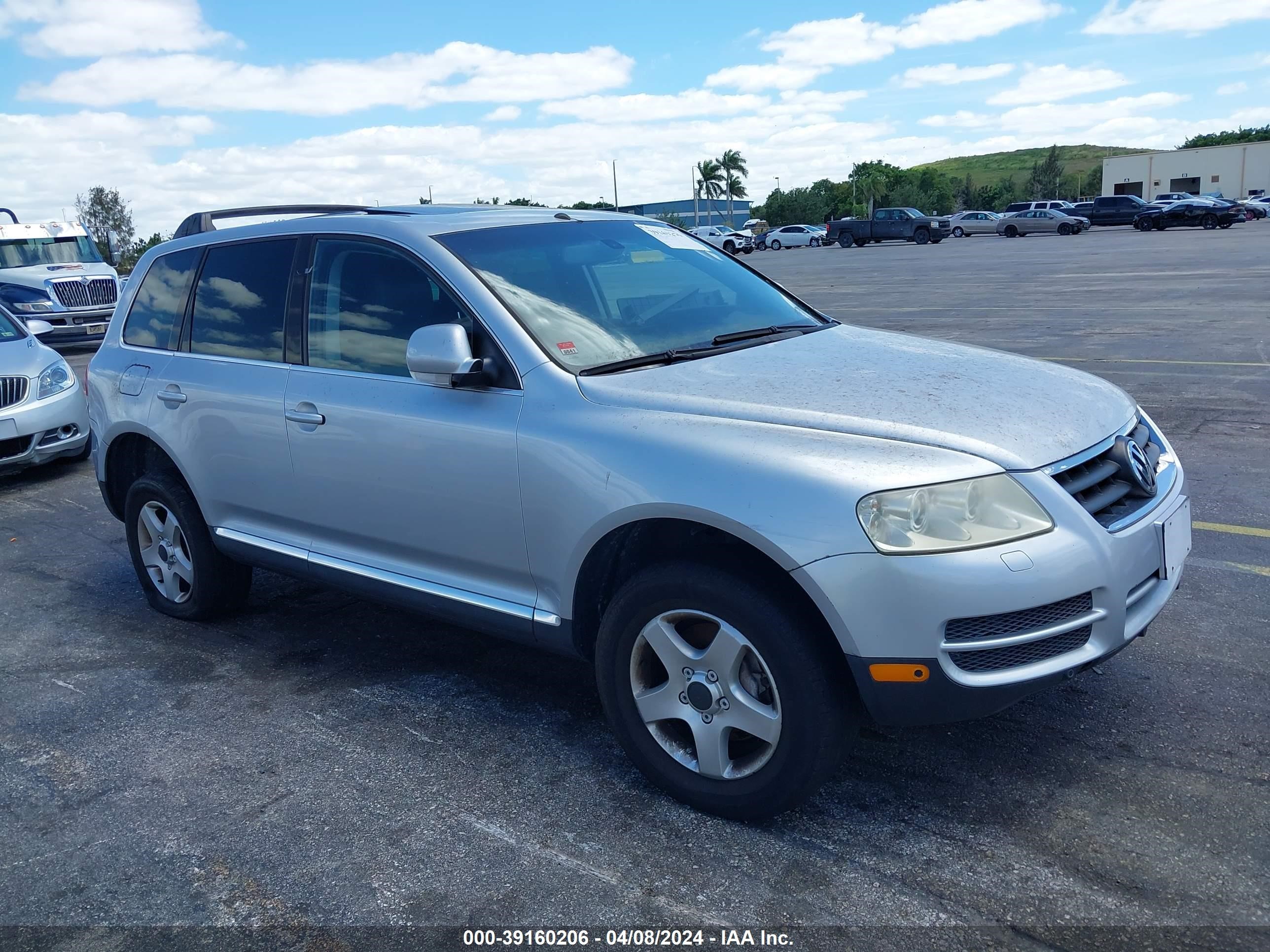 volkswagen touareg 2004 wvgbc67l54d017275