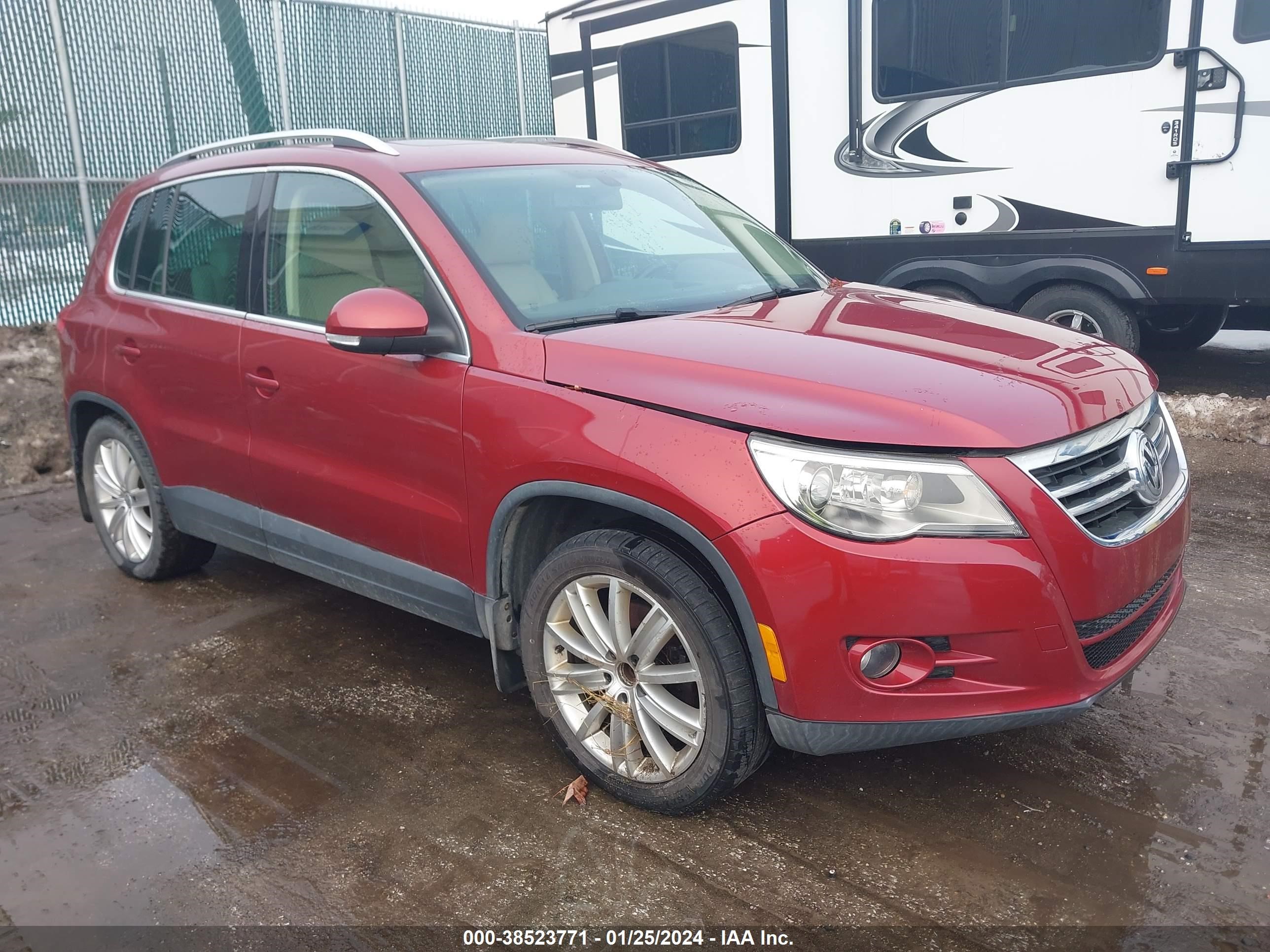 volkswagen tiguan 2009 wvgbv75n09w543104