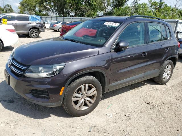 volkswagen tiguan s 2016 wvgbv7ax8gw558437