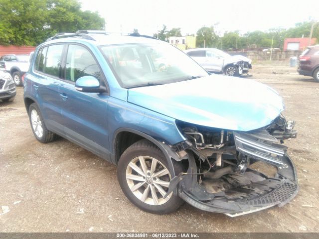 volkswagen tiguan limited 2018 wvgbv7ax8jk003387