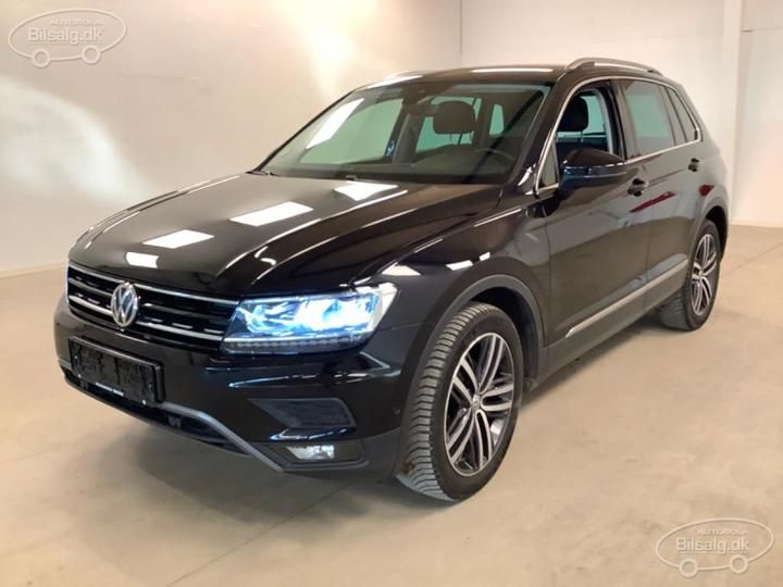 volkswagen tiguan van allspace 2017 wvgzzz5nzjw343210