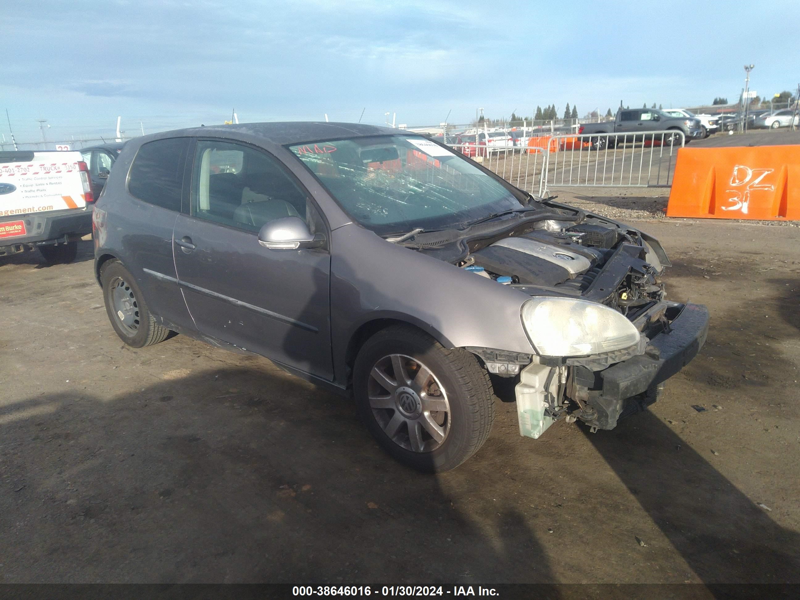 volkswagen golf 2008 wvwab71kx8w257375