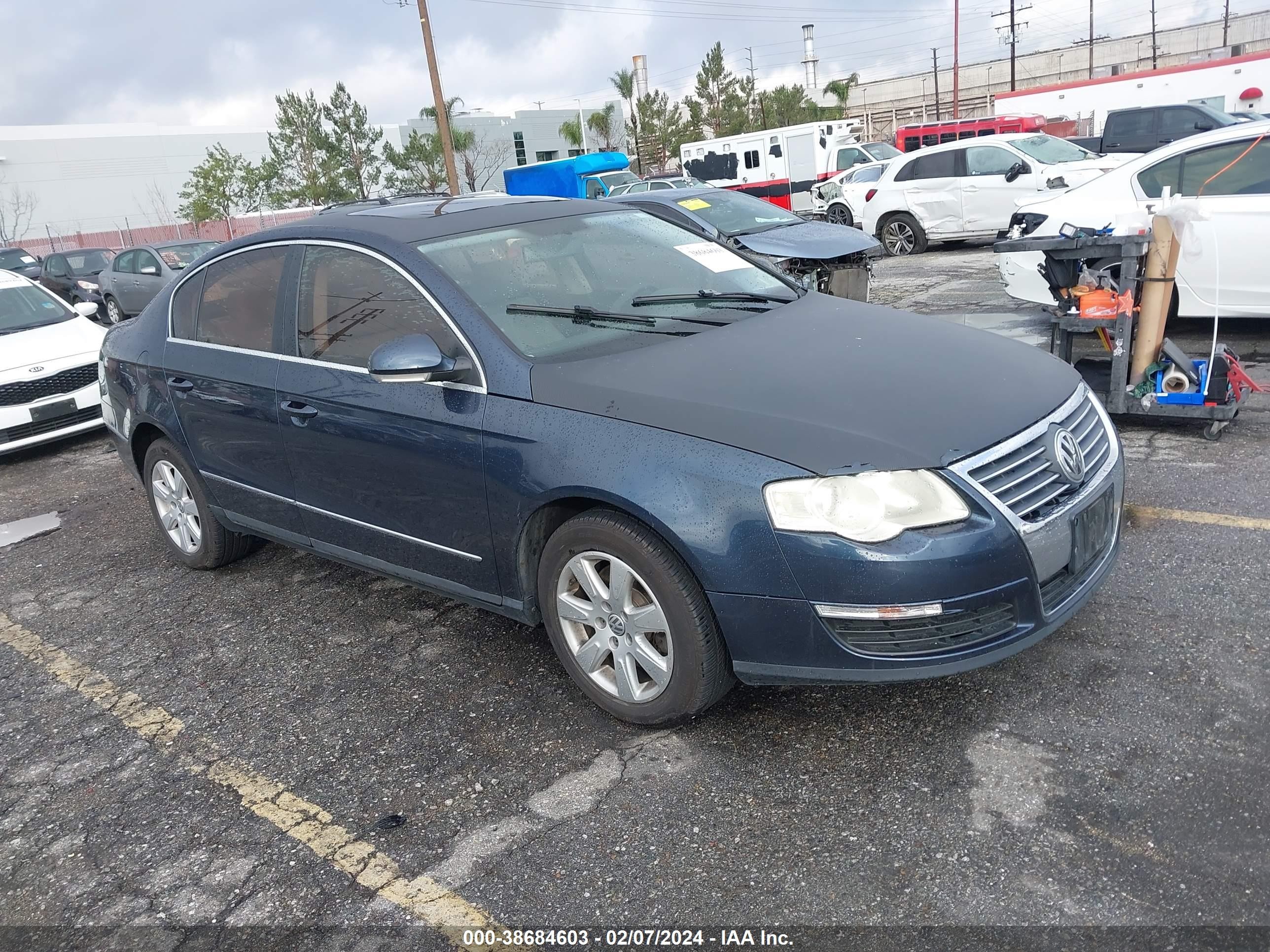 volkswagen passat 2007 wvwak73c17p080021