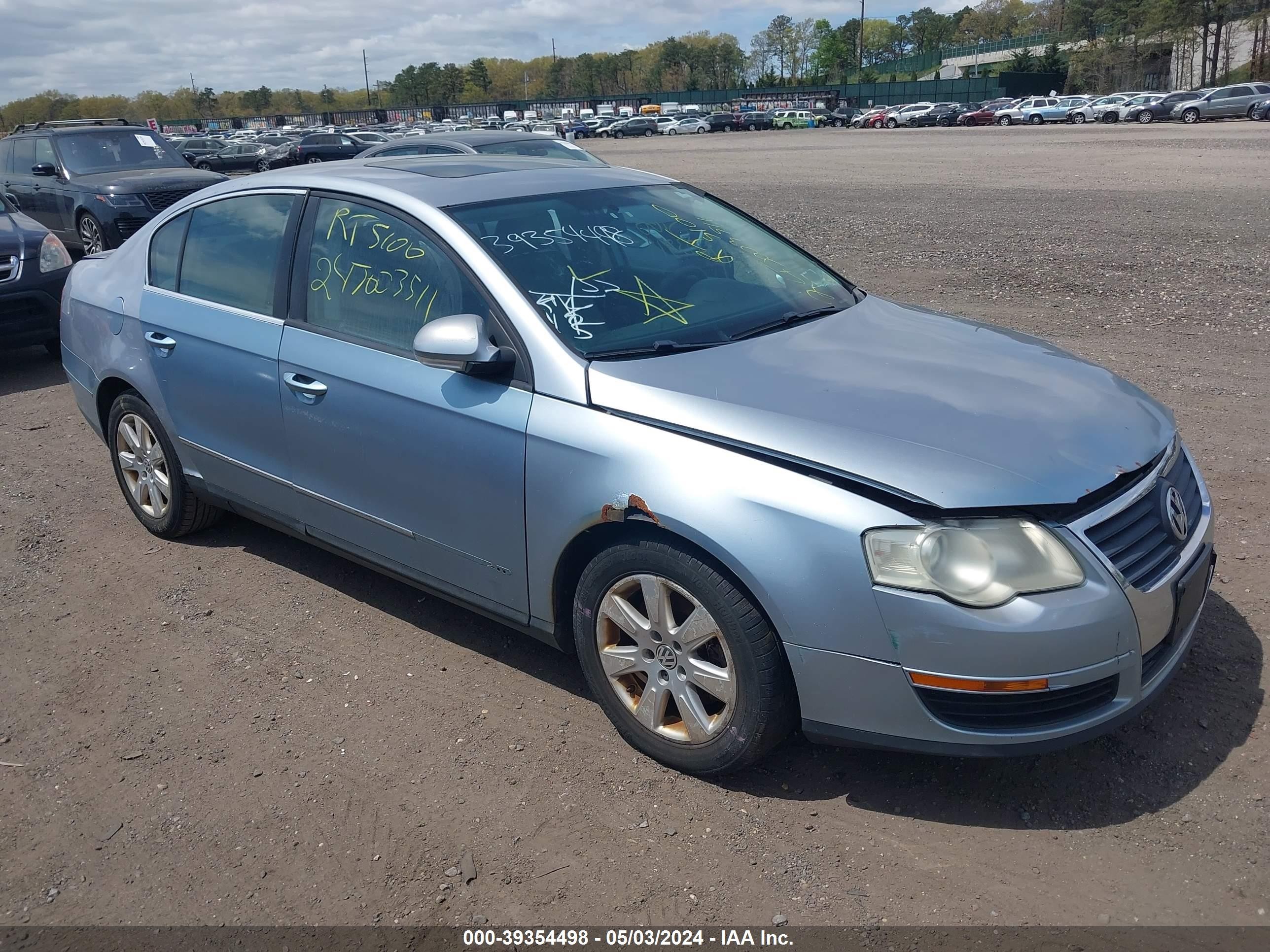 volkswagen passat 2006 wvwak73cx6p030295