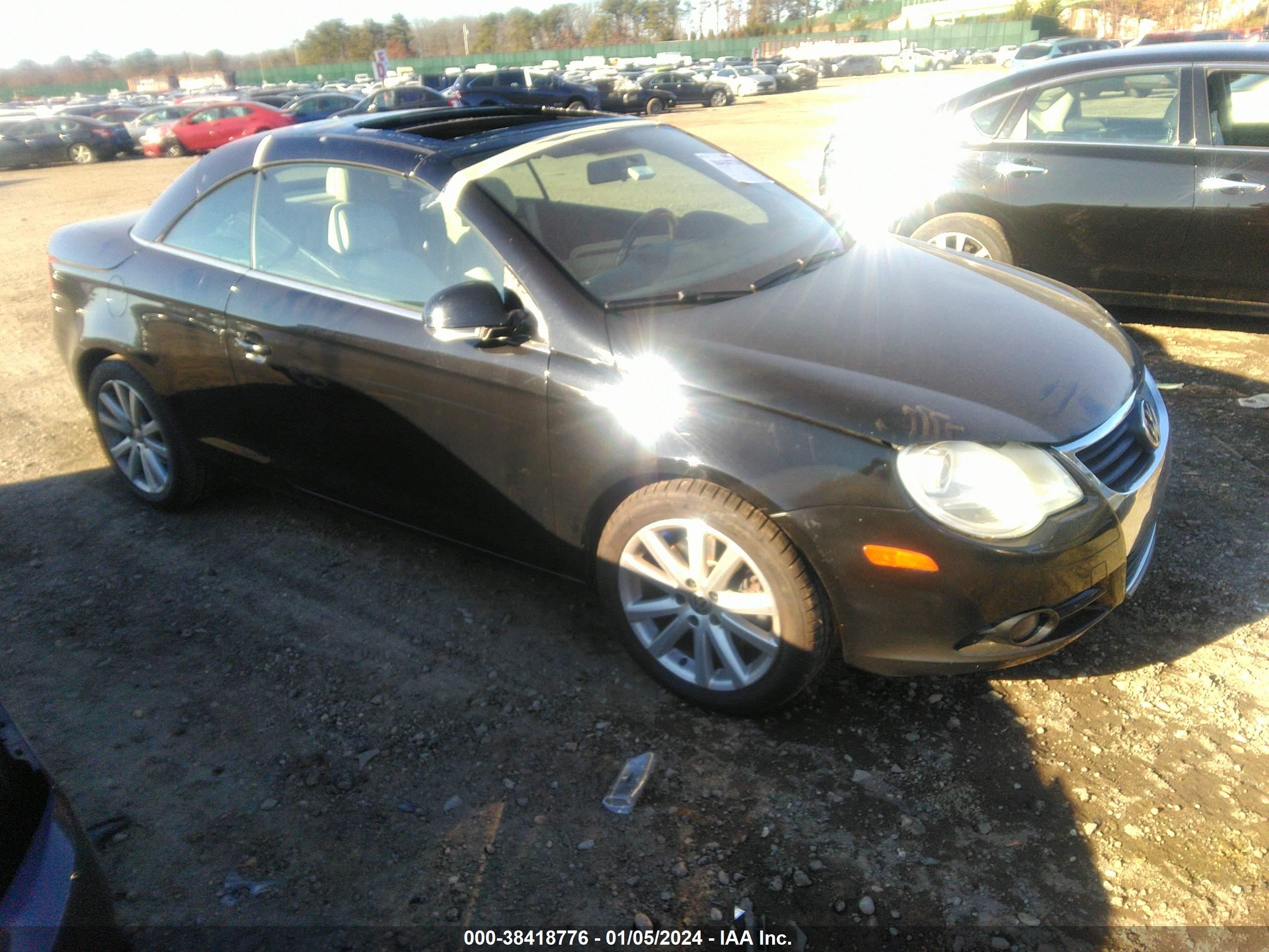 volkswagen eos 2007 wvwba71f07v012129