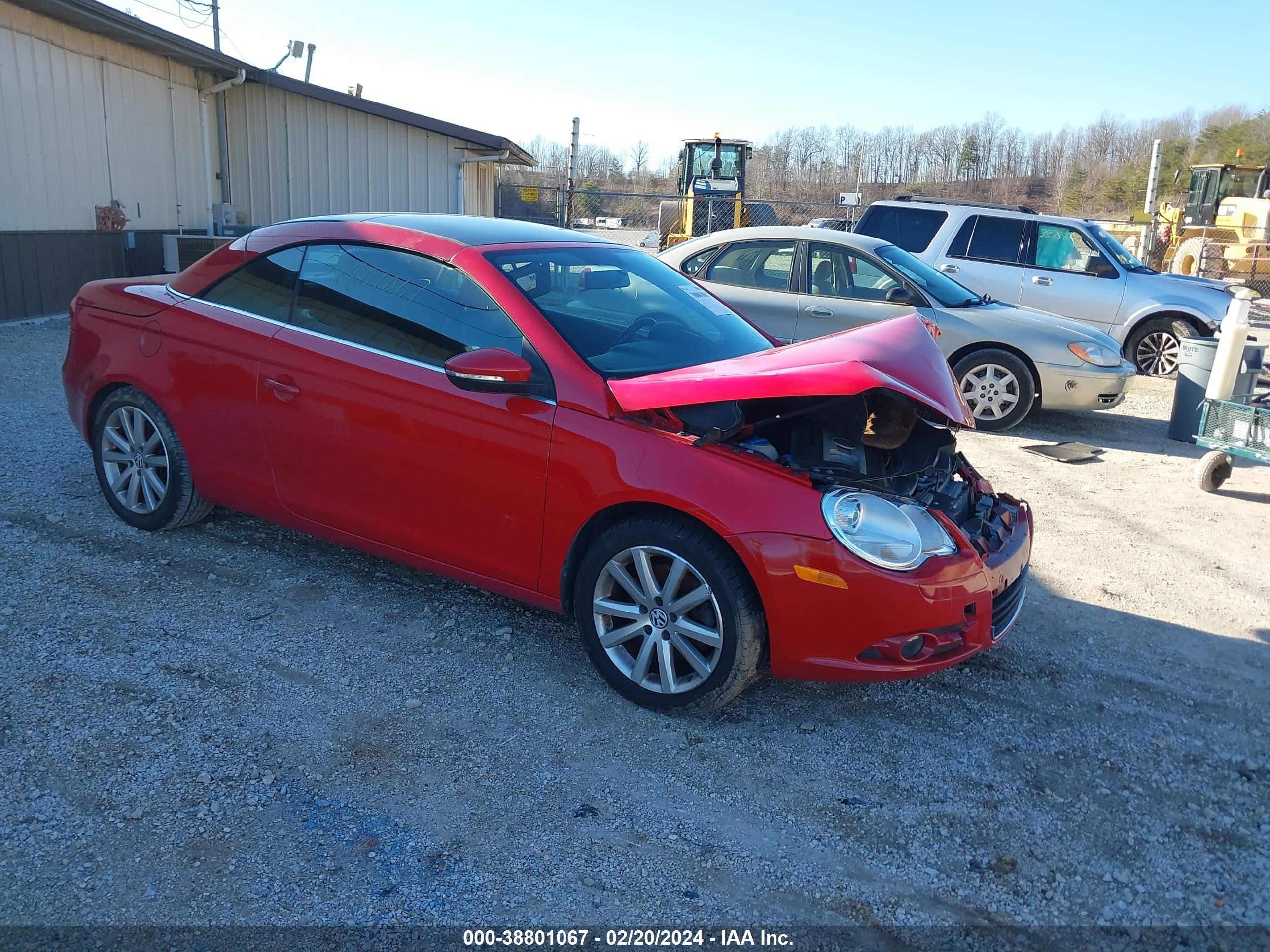 volkswagen eos 2009 wvwba71f89v009644