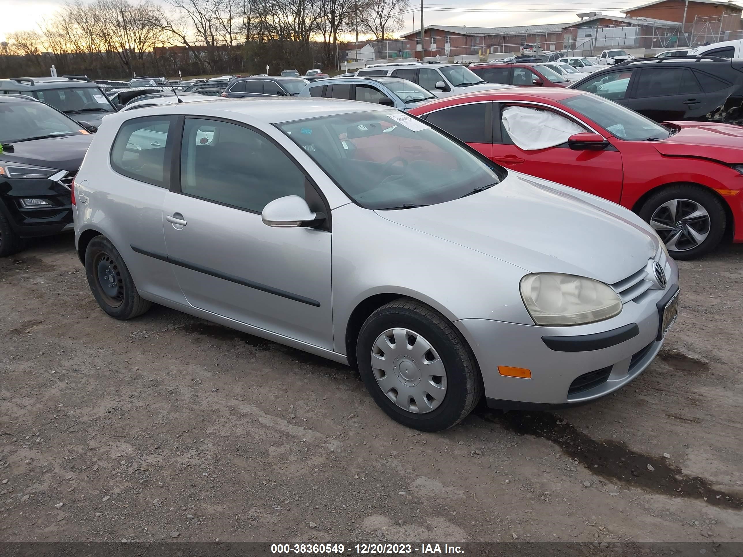 volkswagen golf 2007 wvwbr71k27w192780