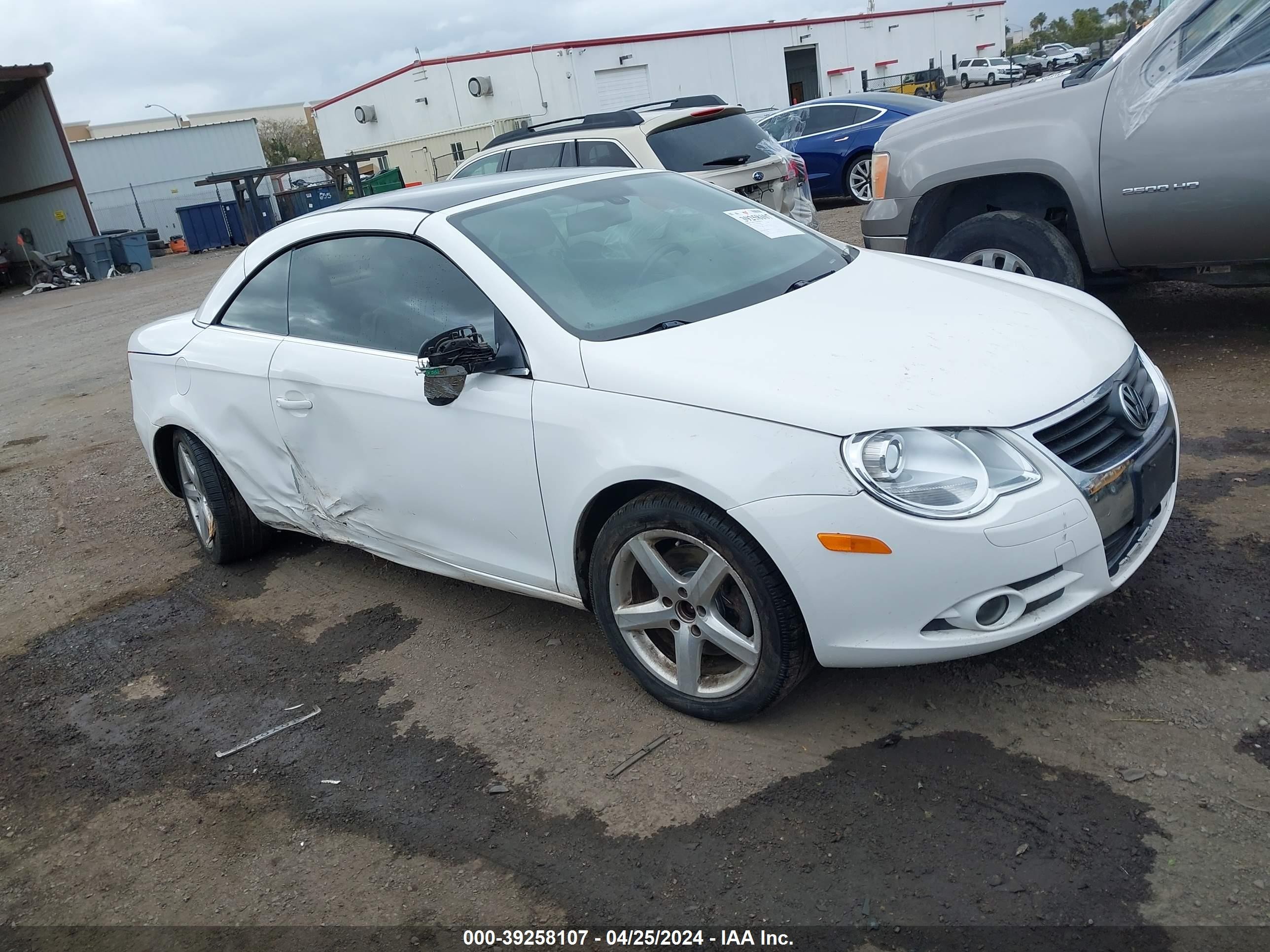 volkswagen eos 2007 wvwca71f87v038238