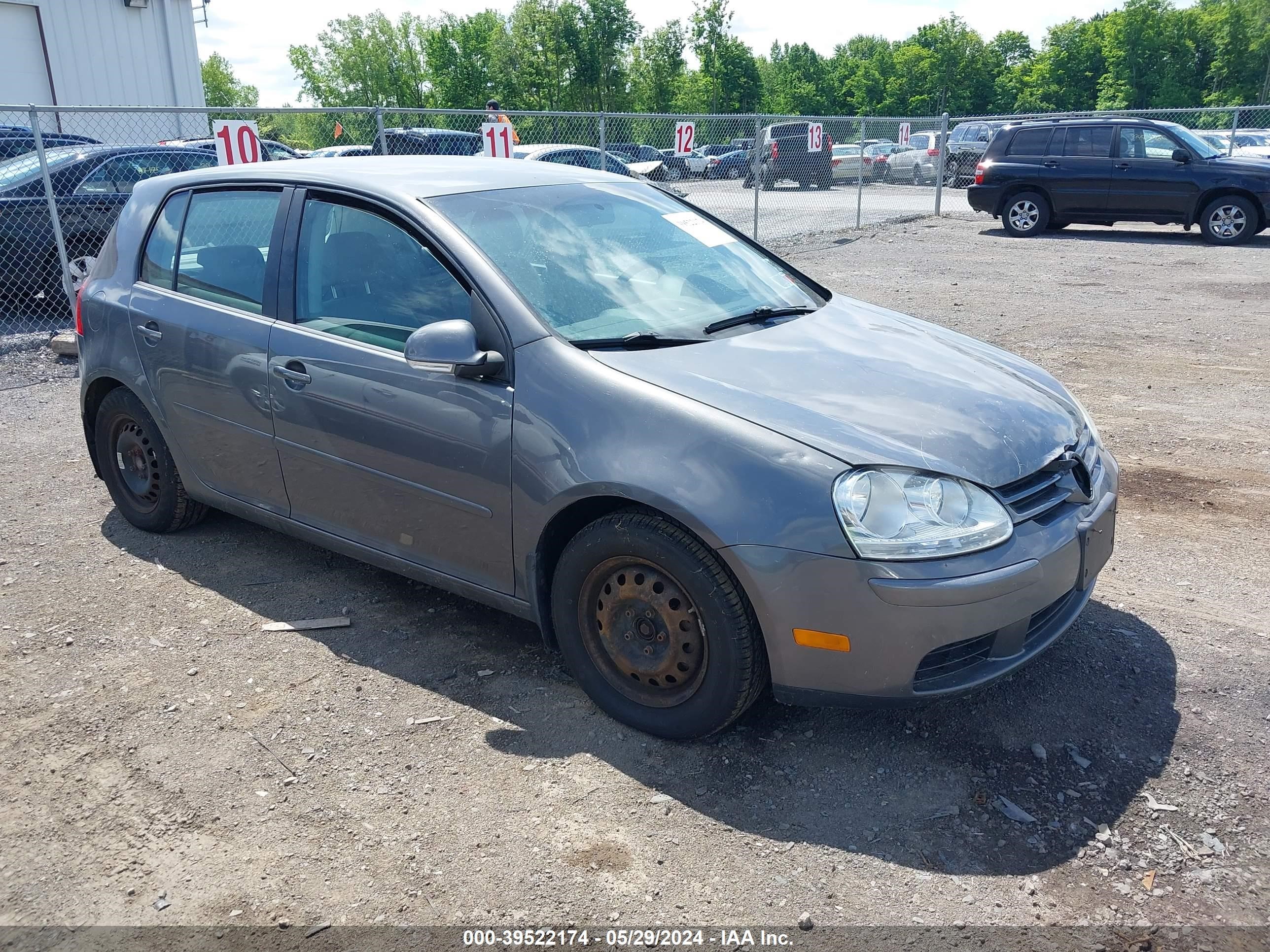 volkswagen golf 2007 wvwcs71k27w216276